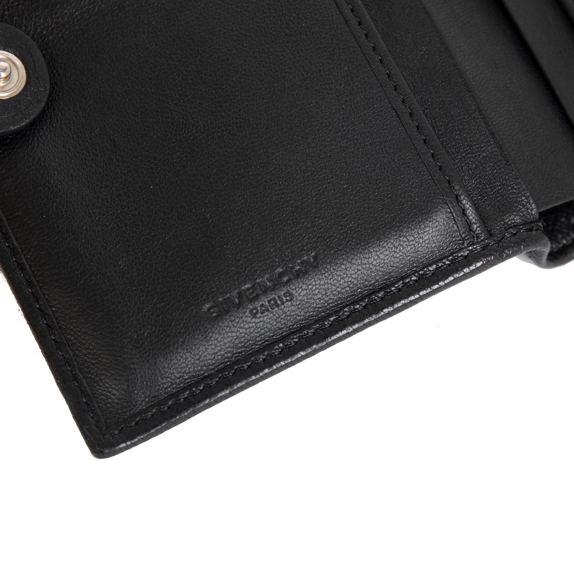 Givenchy Pandora Leather Trifold Compact Wallet w/ Box