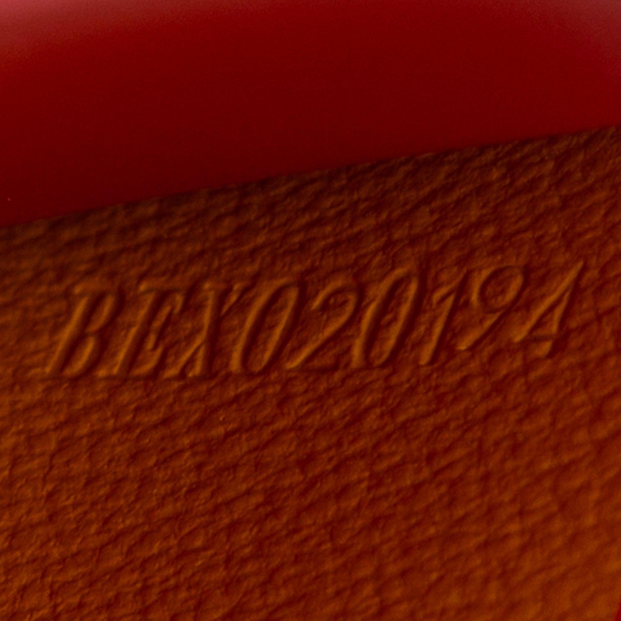 Goyard Red Goyardine Richelieu Long Wallet