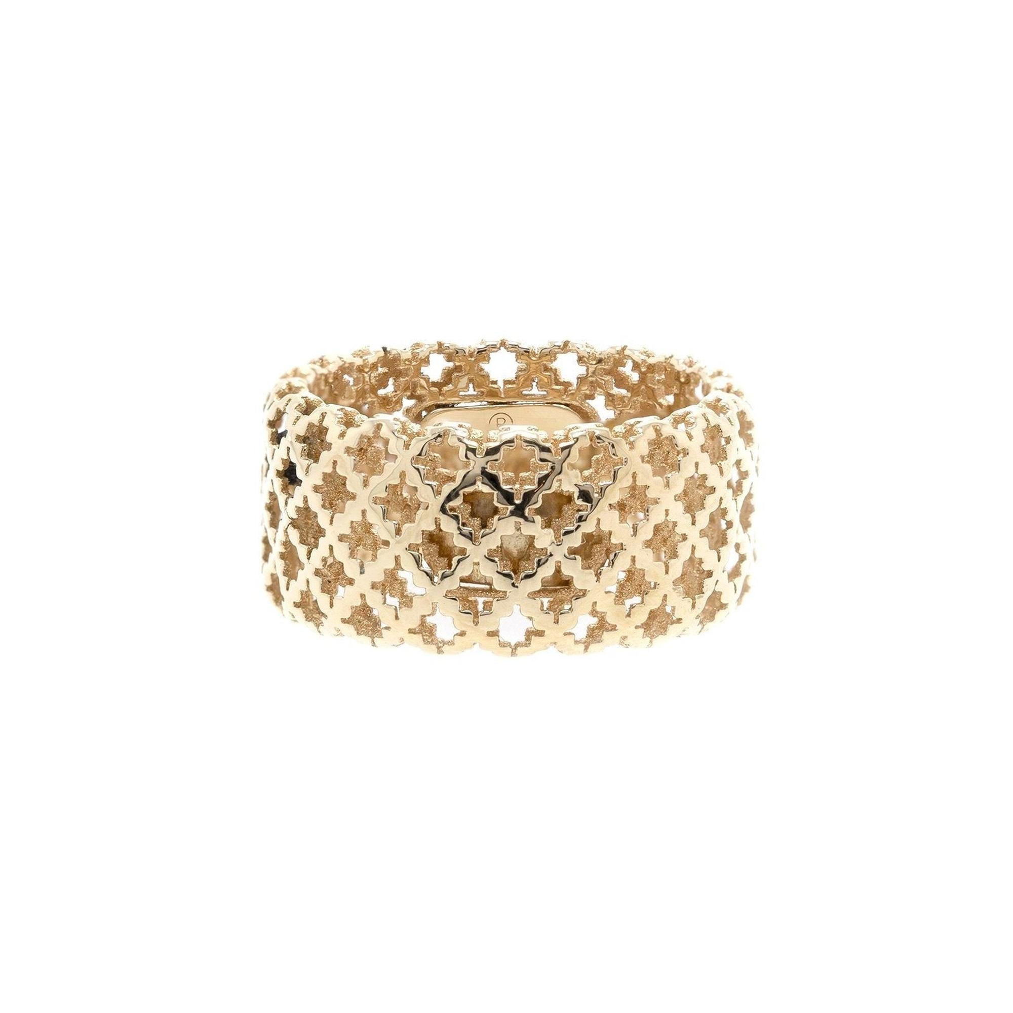 Gucci 18k Gold Diamantissima Ring
