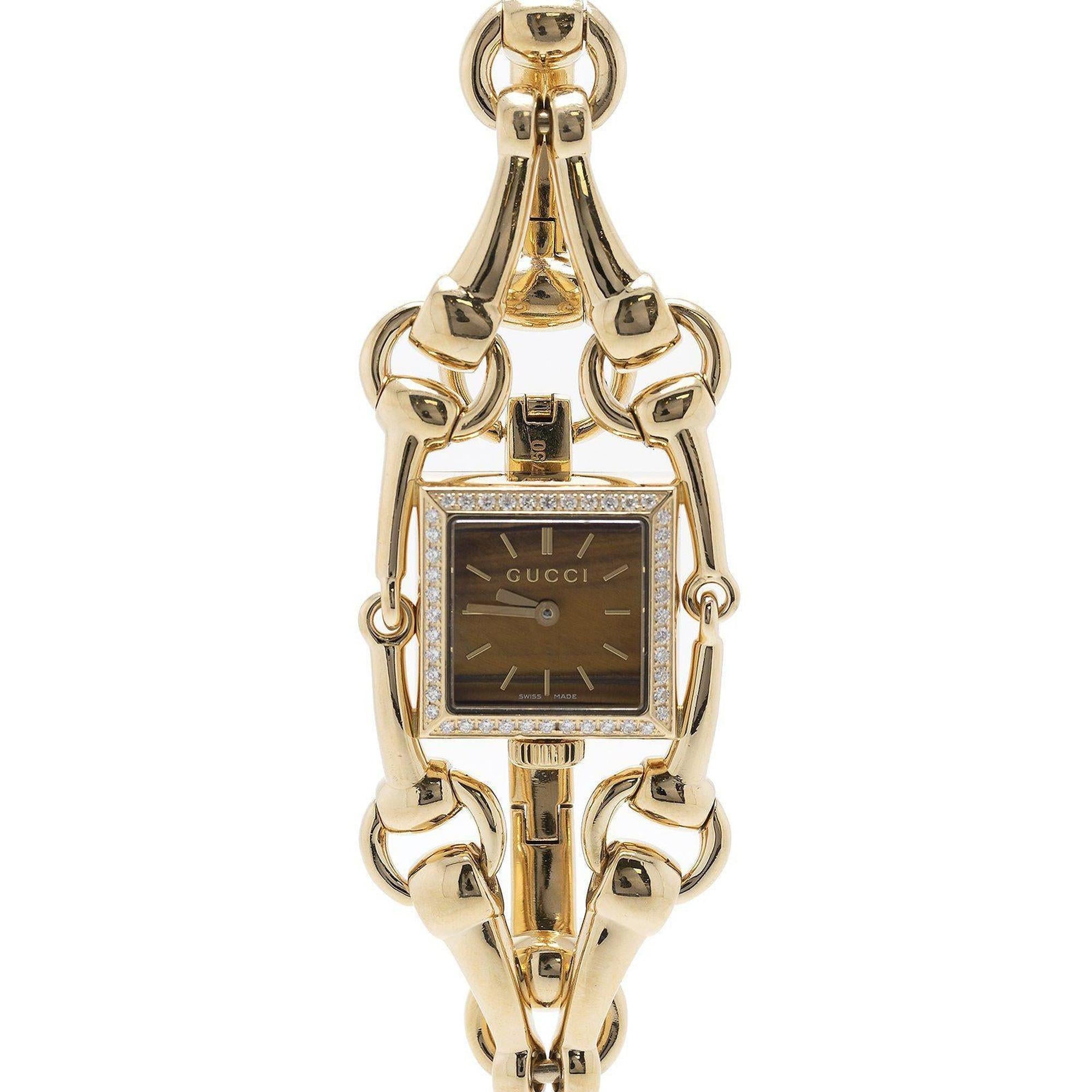 Gucci 18k Gold Signoria Watch