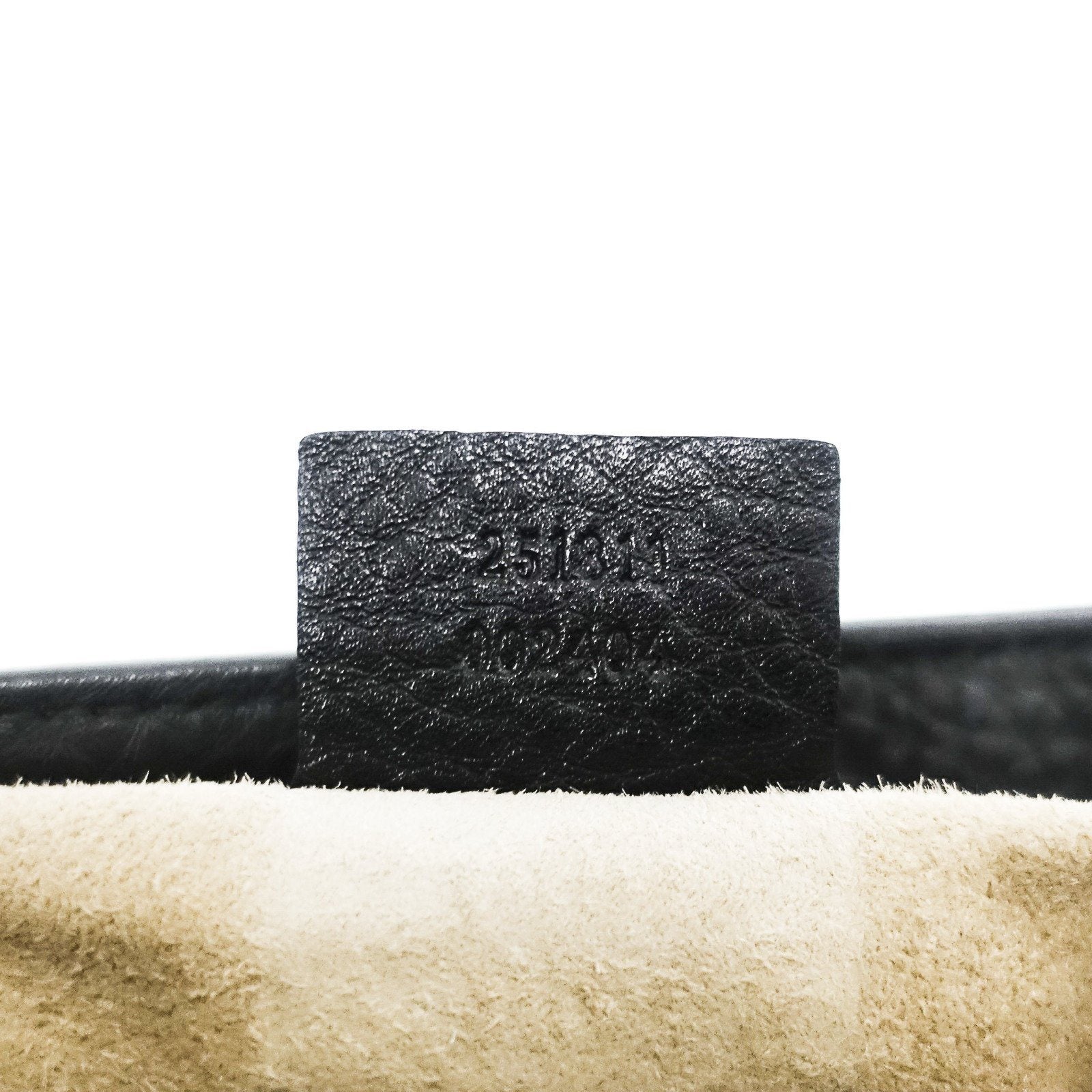 Gucci 1973 Black Leather Shoulder Bag