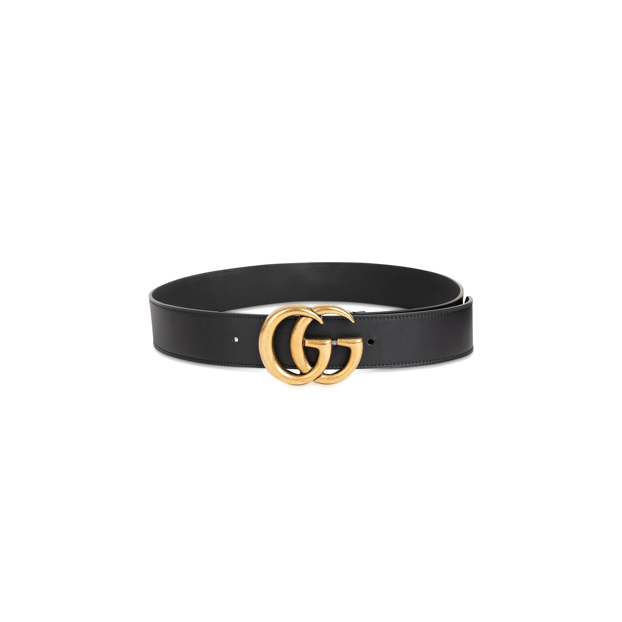 Gucci 2015 Re-Edition Wide Leather Belt w/ Box