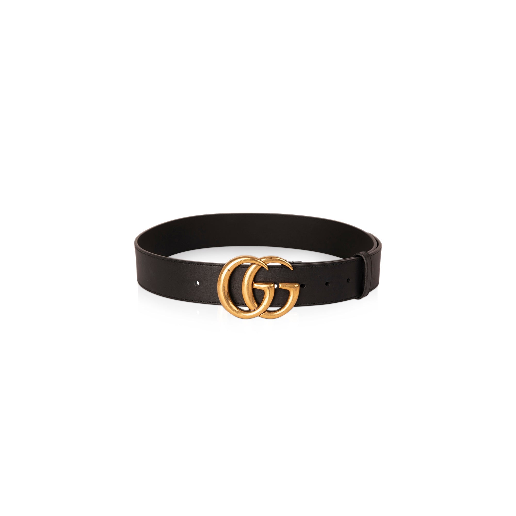 Gucci 2015 Re-Edition Wide Leather Belt w/ Box