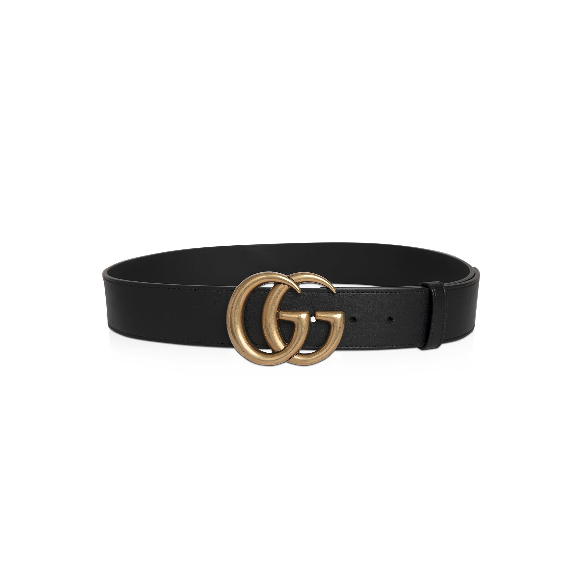 Gucci 2015 Re-Edition Wide Leather Belt w/ Box