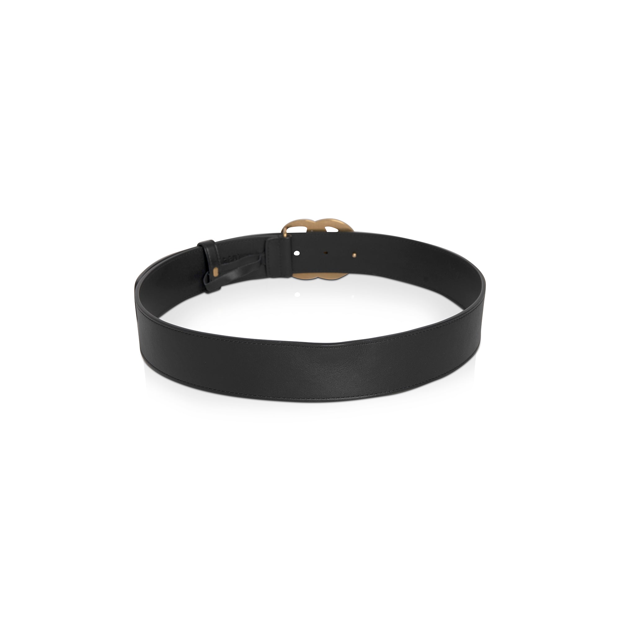 Gucci 2015 Re-Edition Wide Leather Belt w/ Box