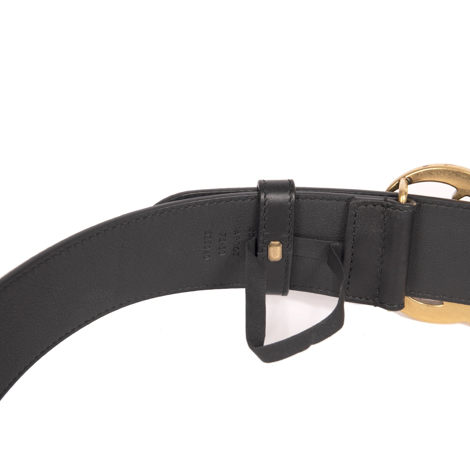 Gucci 2015 Re-Edition Wide Leather Belt w/ Box