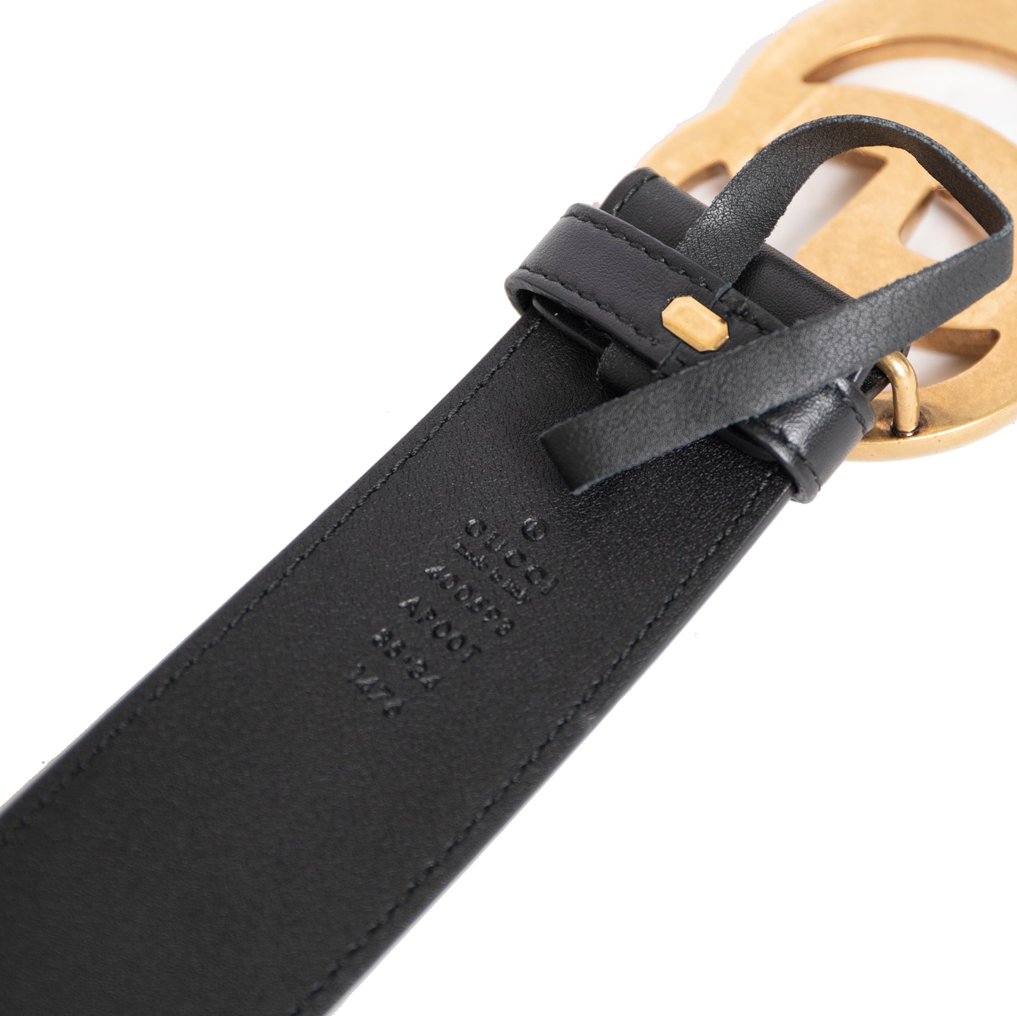 Gucci 2015 Re-Edition Wide Leather Belt w/ Box