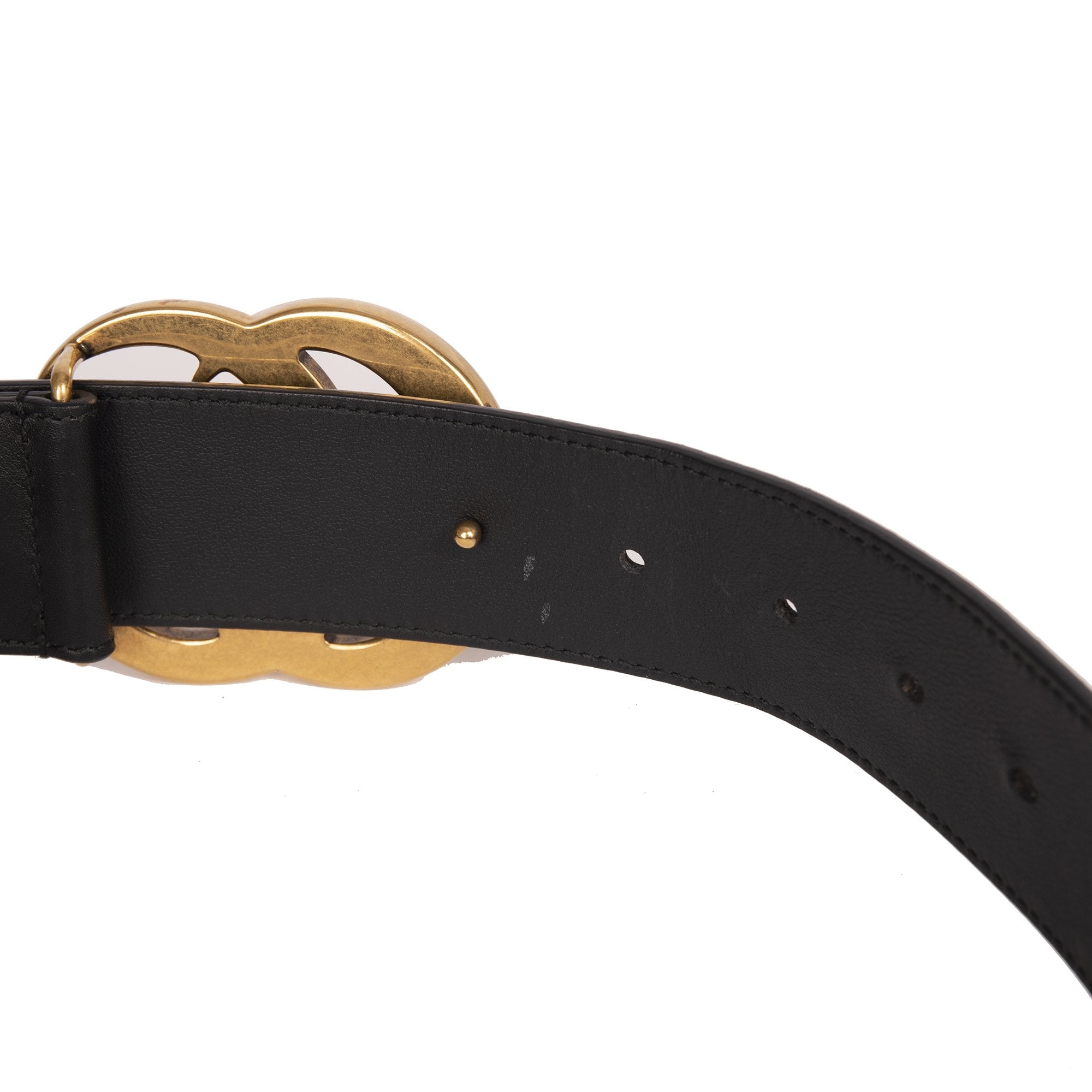 Gucci 2015 Re-Edition Wide Leather Belt w/ Box