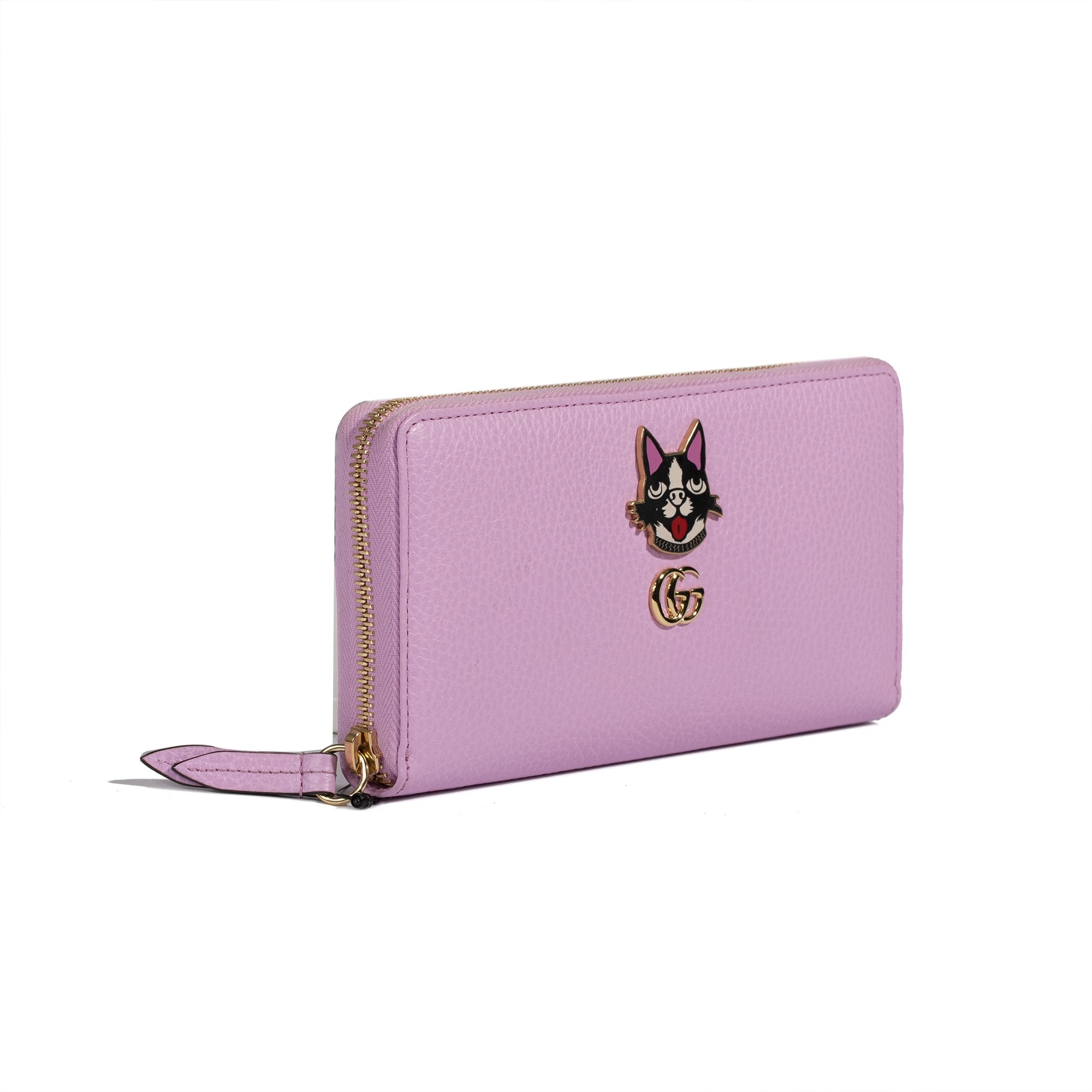 Gucci 2018 Limited Edition Bosco GG Marmont Zip Around Wallet