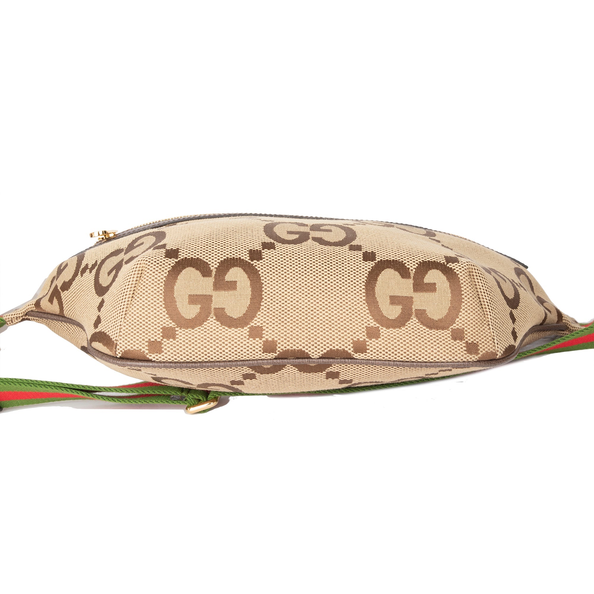 Gucci 2022 Jumbo GG Canvas Belt Bag