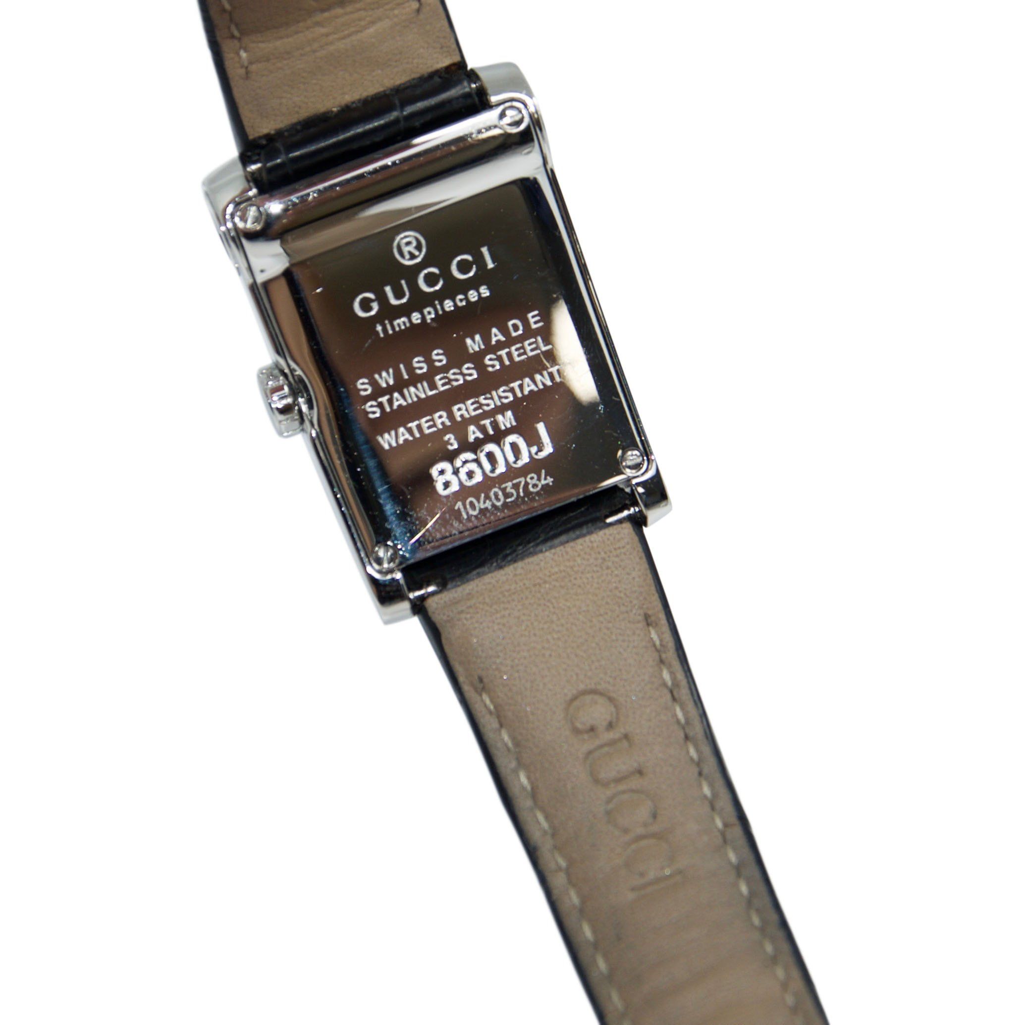 Gucci 8600 Series Watch with Diamond Bezel