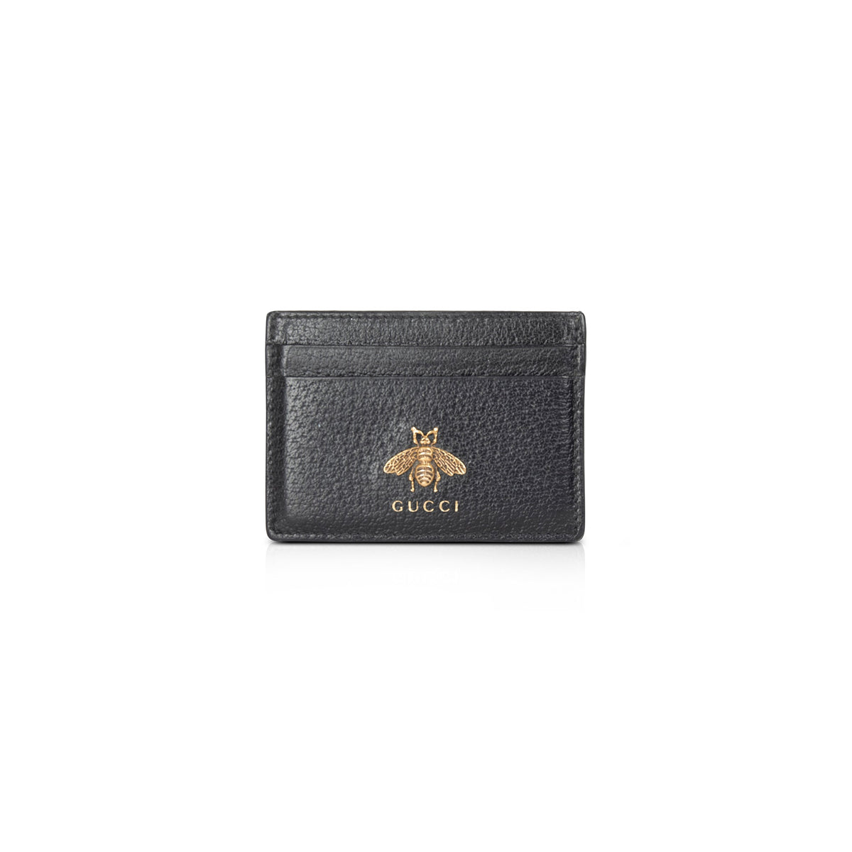Gucci Animalier Leather Card Case – OLIVER'S