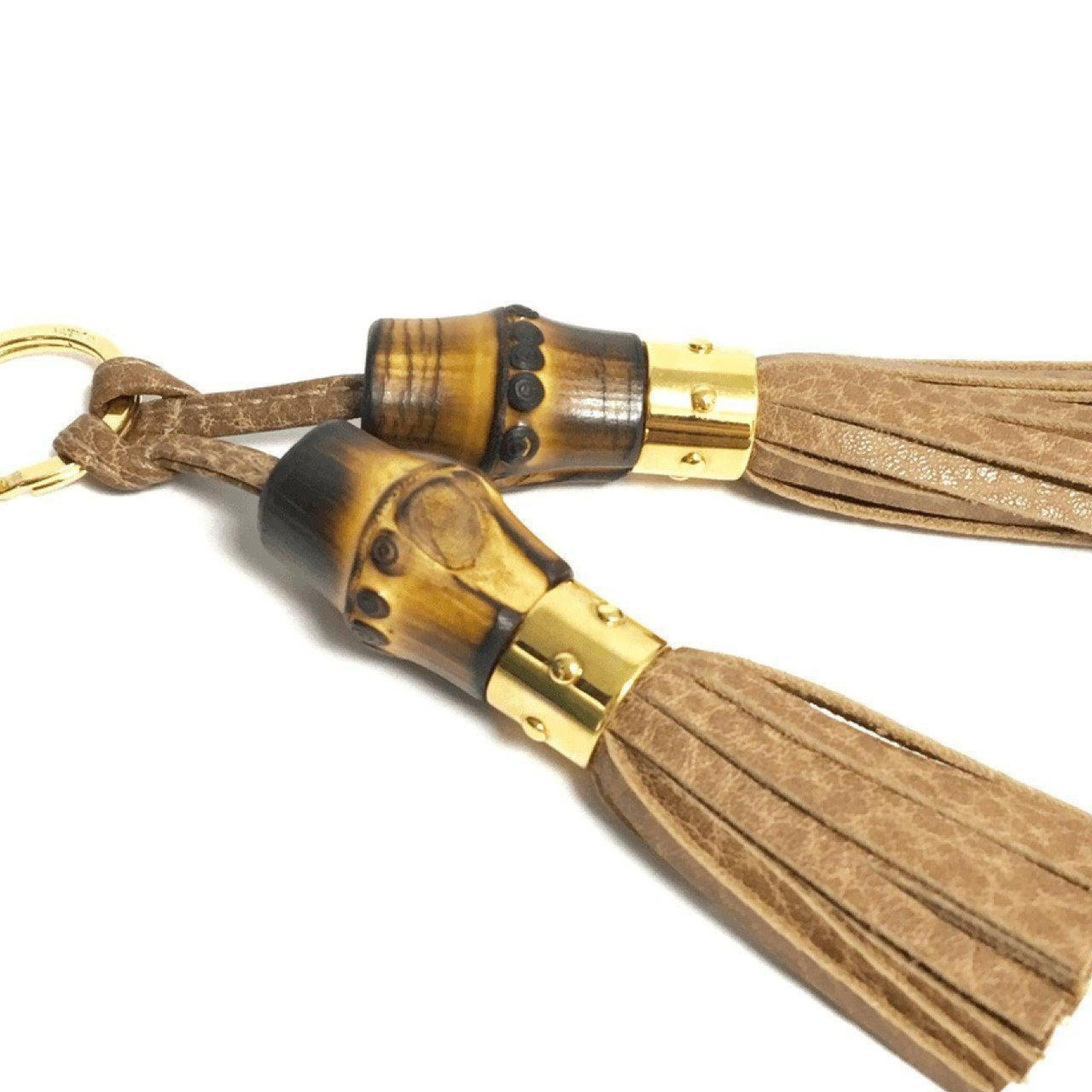 Gucci Bambbo Tassle Keychain
