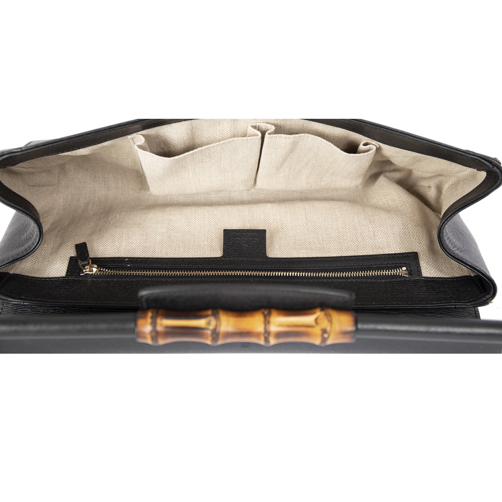 Gucci Bamboo Leather Clutch