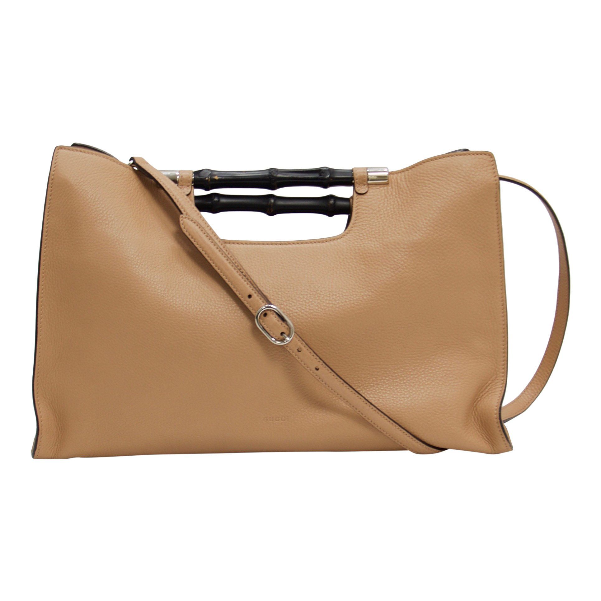 Gucci Bamboo Leather Daily Tote