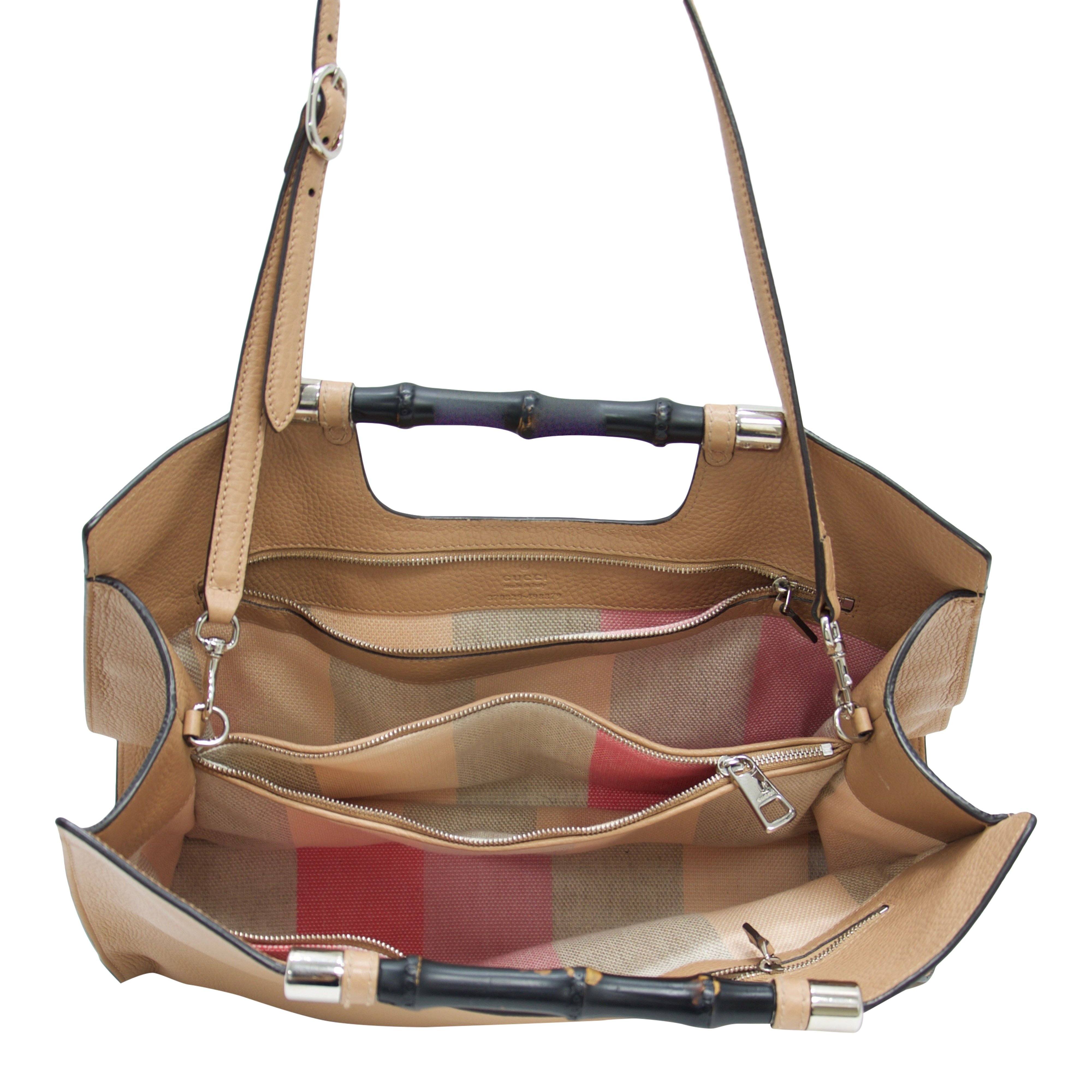 Gucci Bamboo Leather Daily Tote