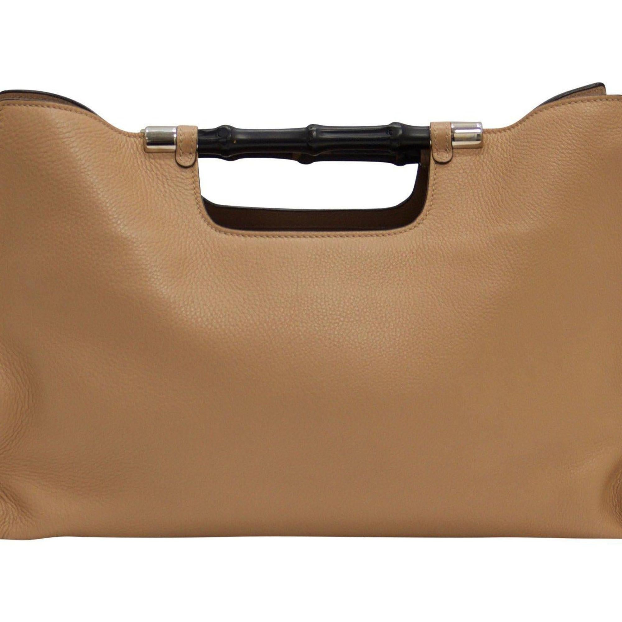 Gucci Bamboo Leather Daily Tote