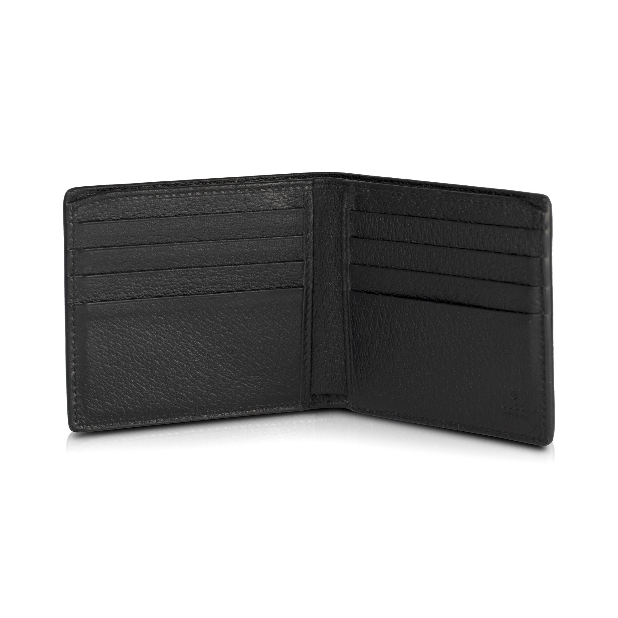 Gucci Bee Star Leather Bi-Fold Wallet