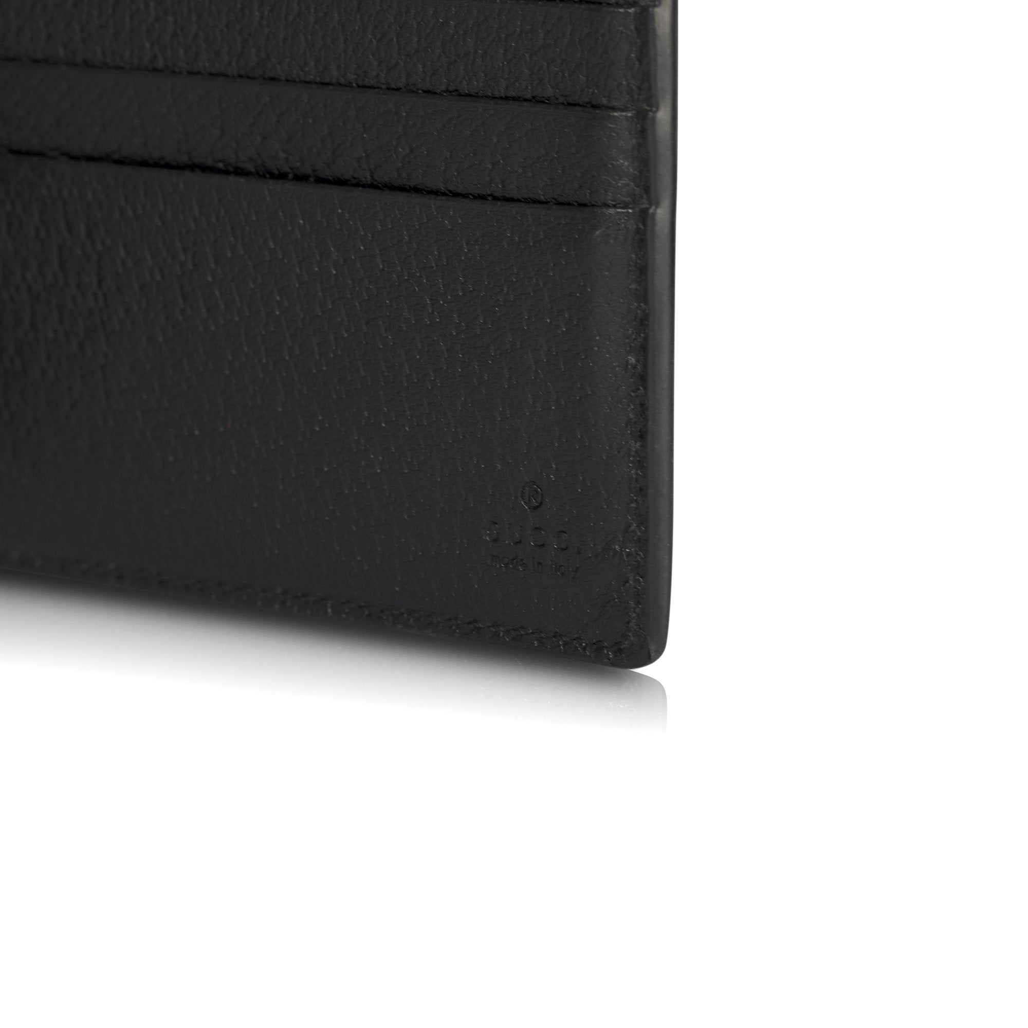 Gucci Bee Star Leather Bi-Fold Wallet