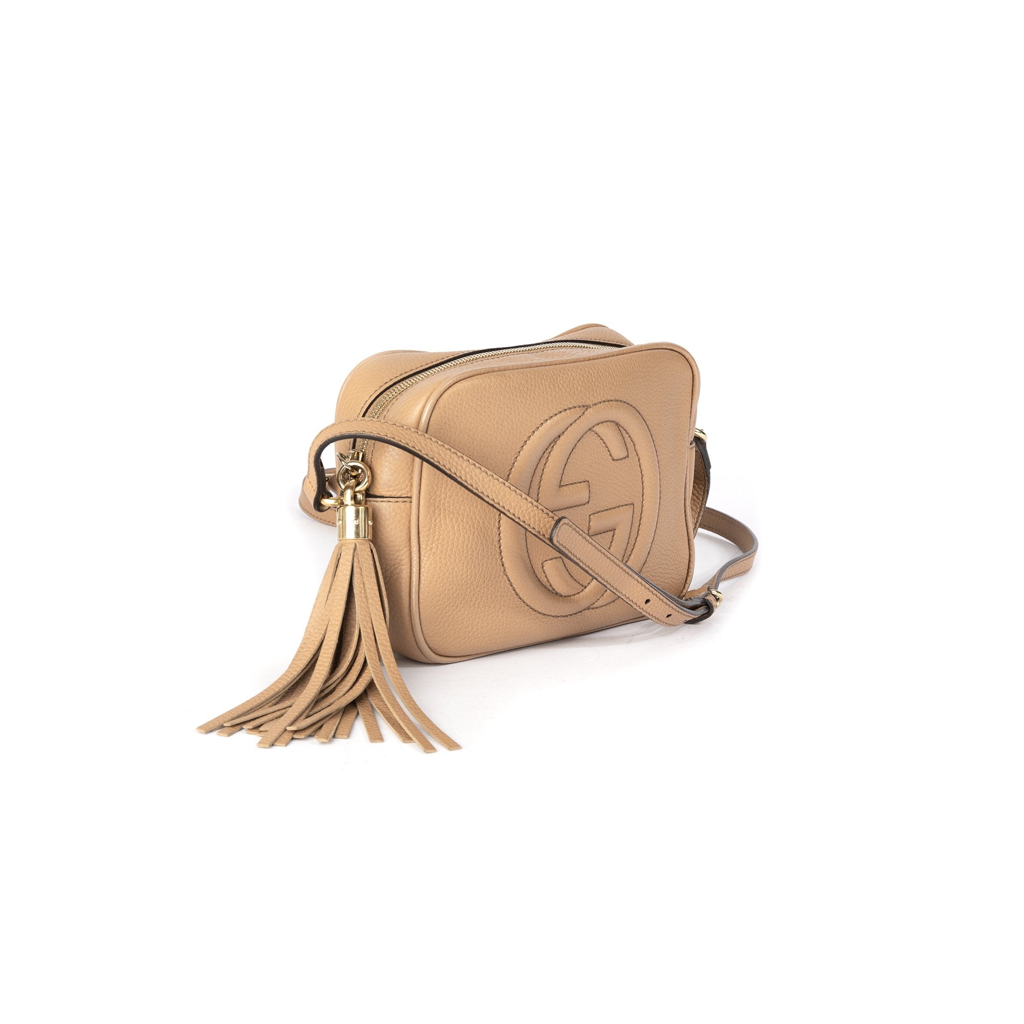 Gucci Beige Soho Small Leather Disco Bag