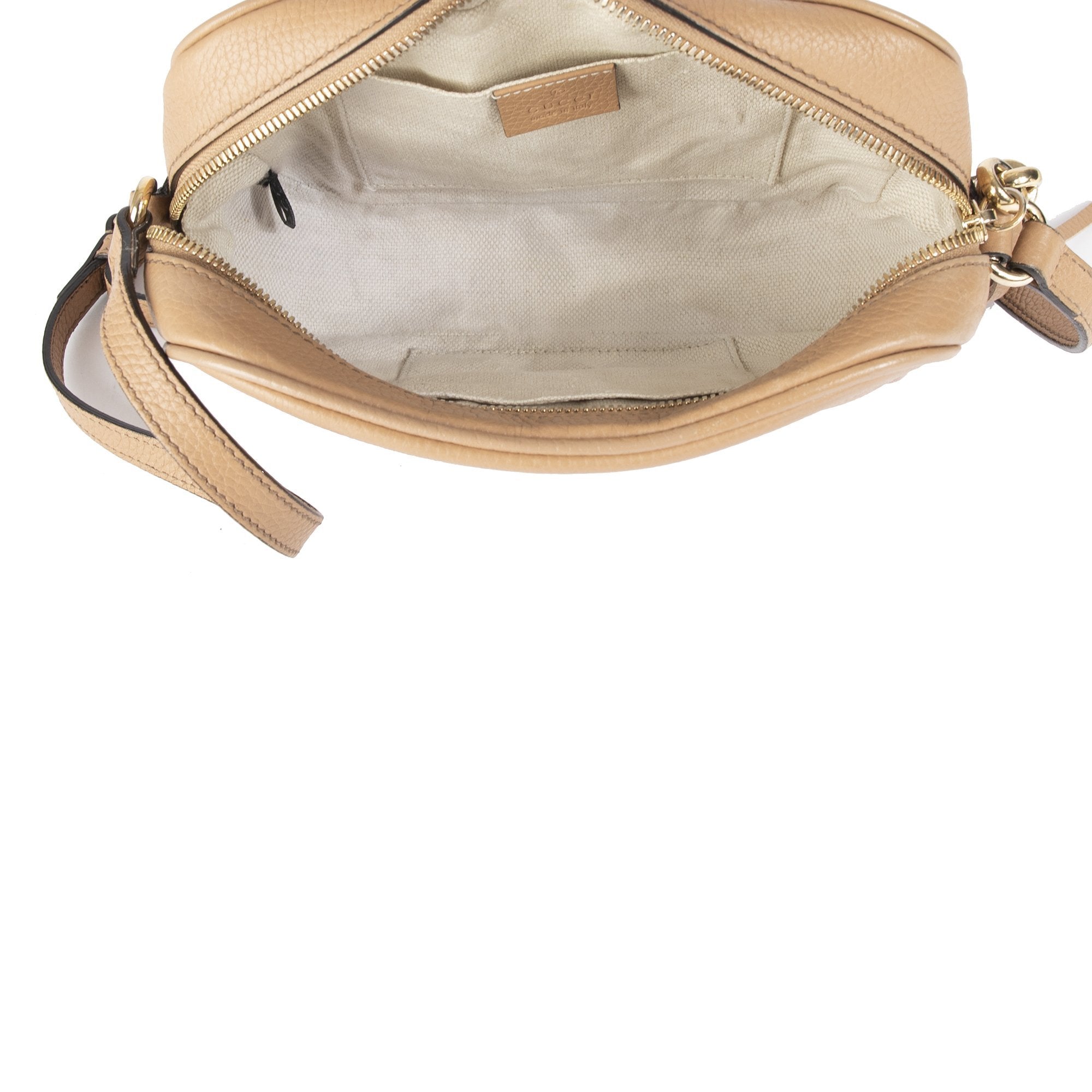 Gucci Beige Soho Small Leather Disco Bag