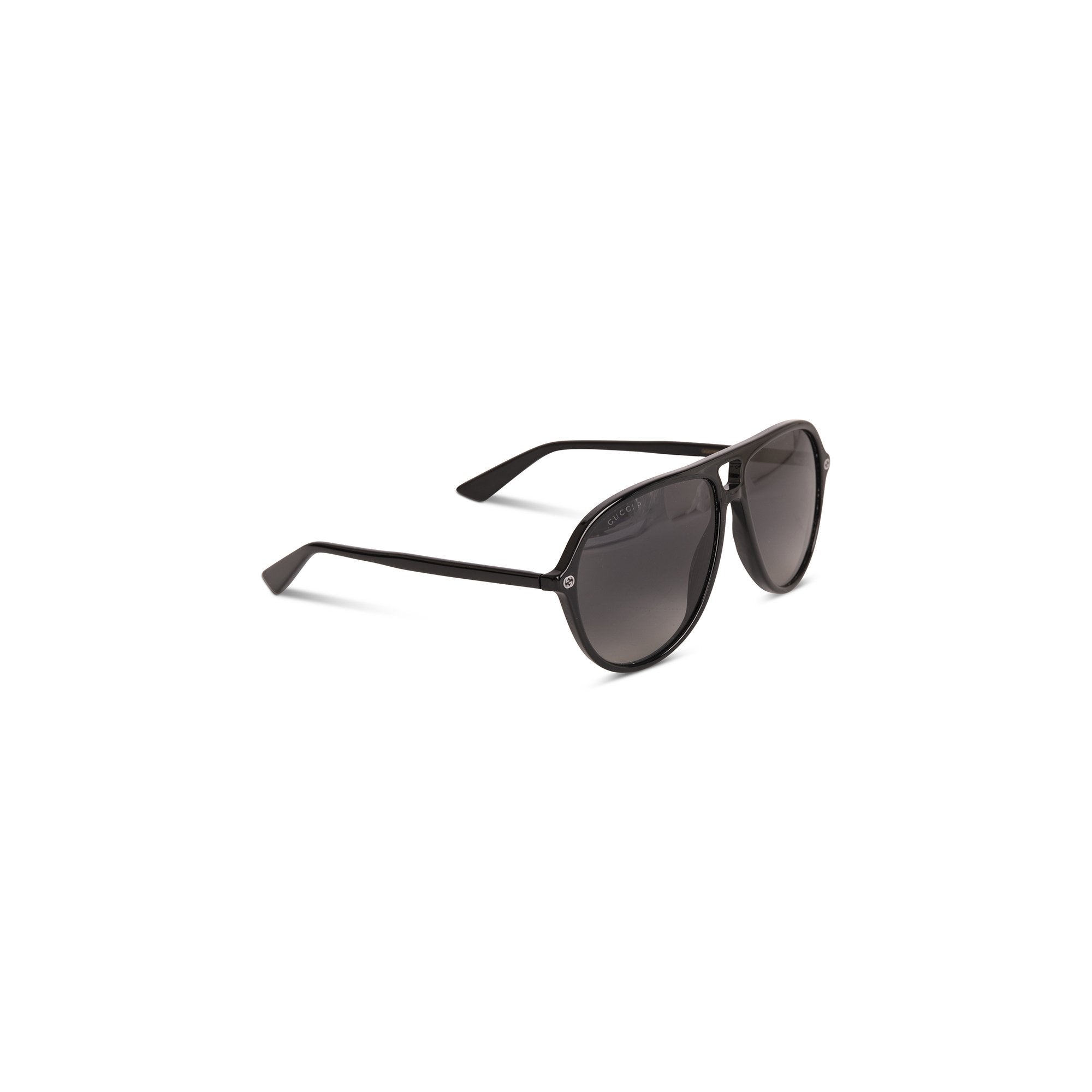 Gucci Black Aviator Sunglasses w/ Case