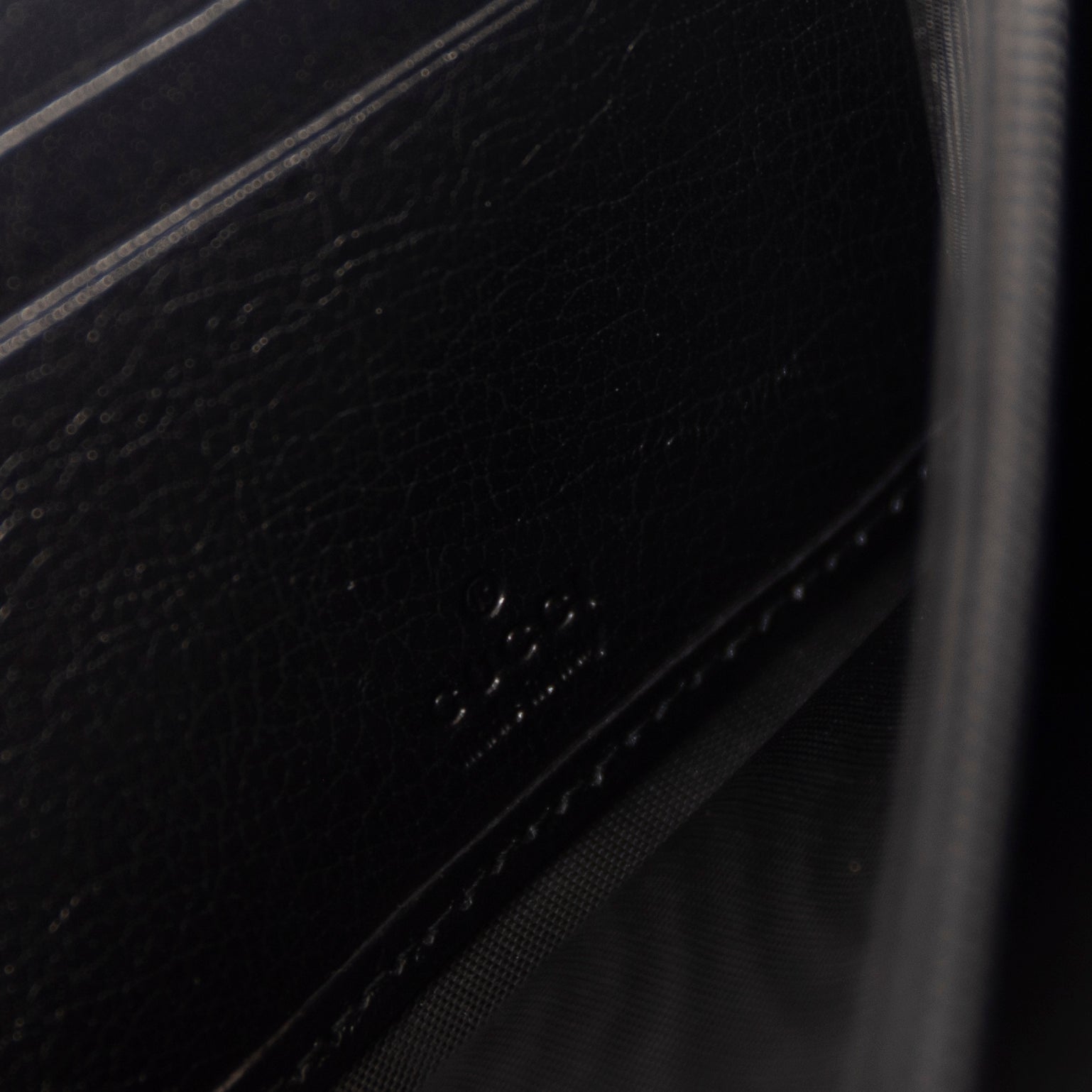 Gucci Black Calfskin Leather Flap Wallet