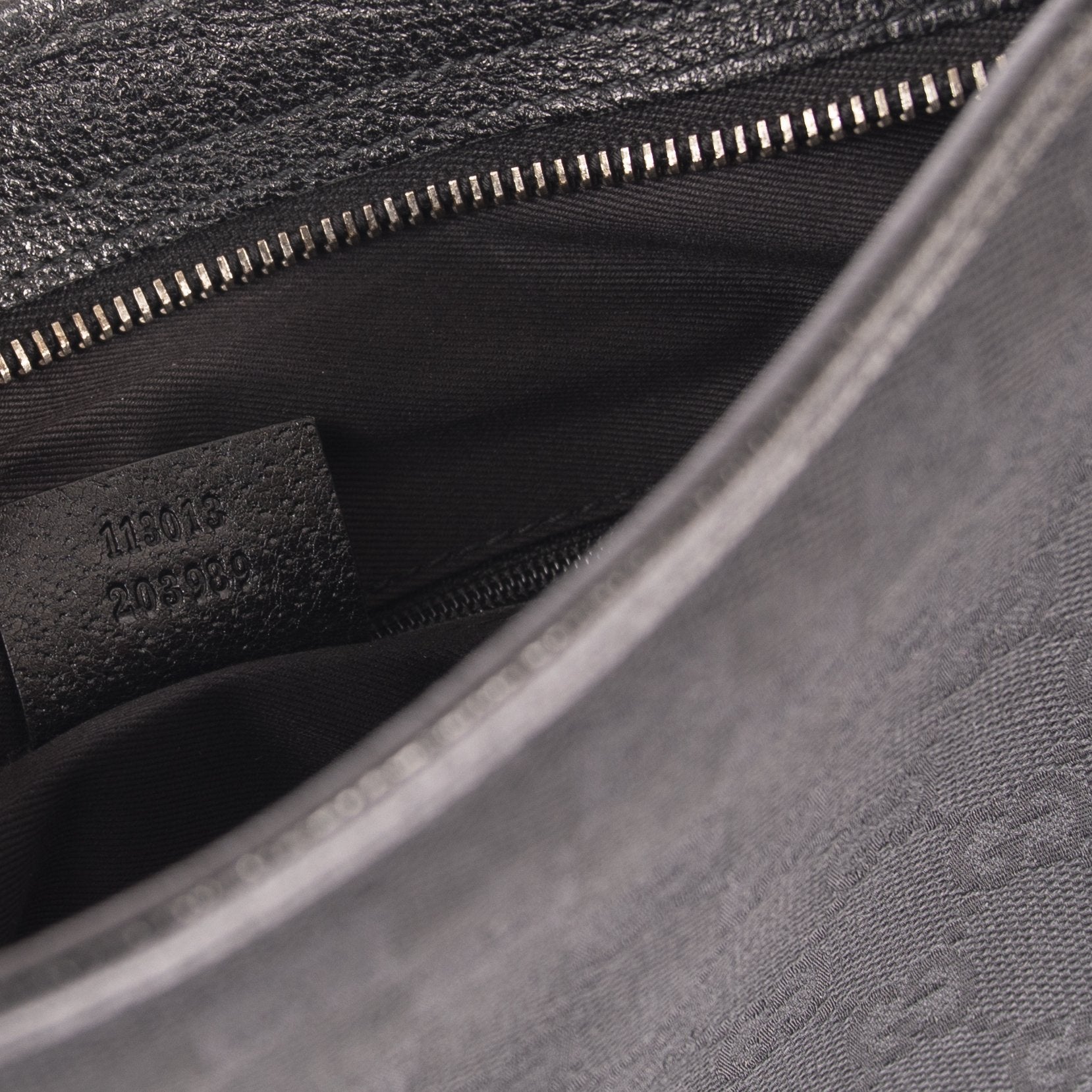 Gucci Black GG Canvas Messenger Bag