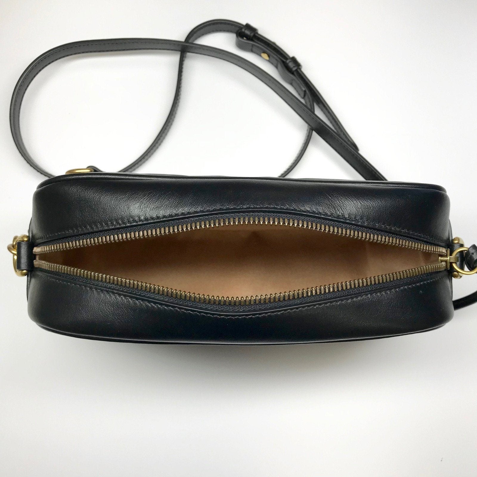 Gucci Black GG Marmont Small Matelasse Shoulder Bag
