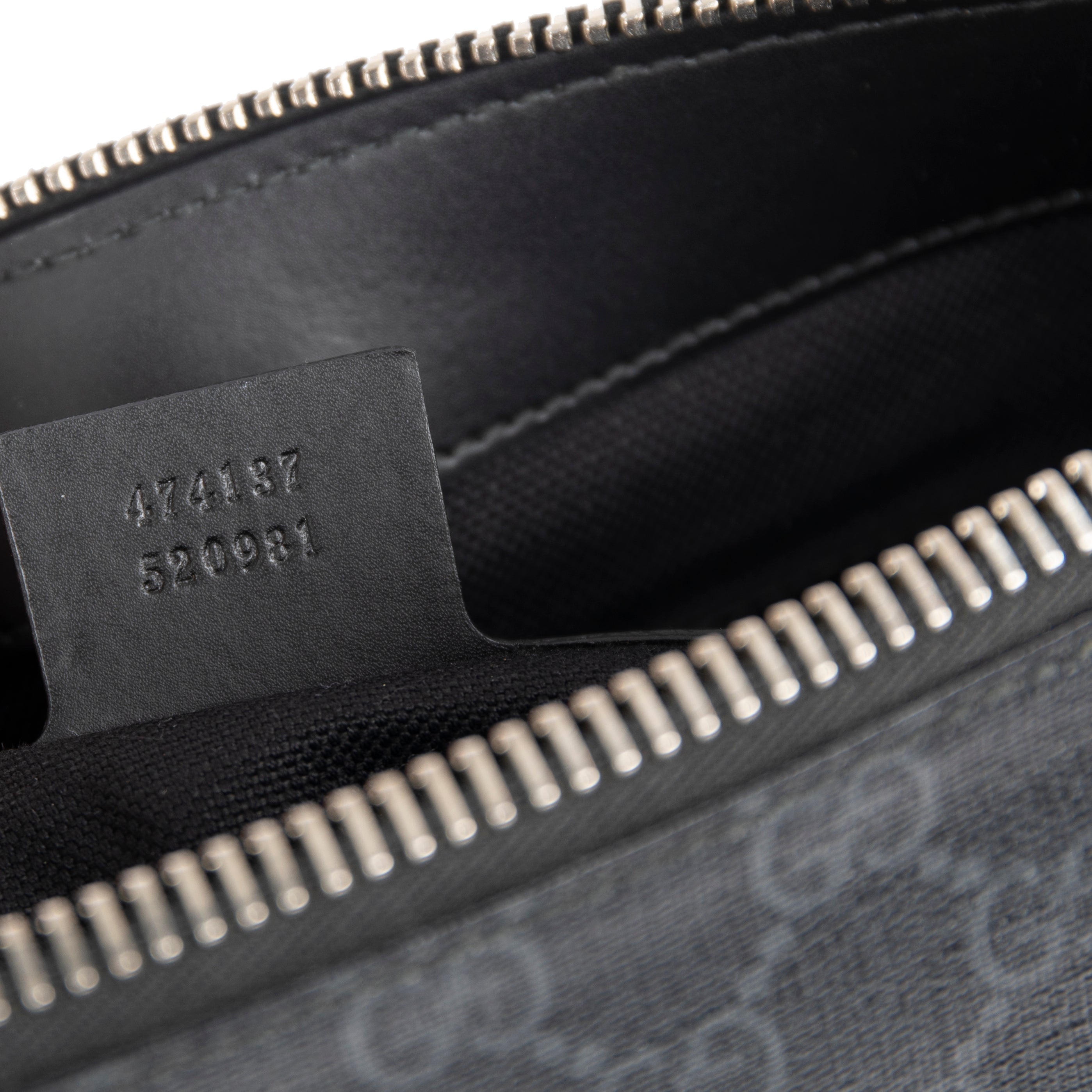 Gucci Black GG Supreme Messenger Bag