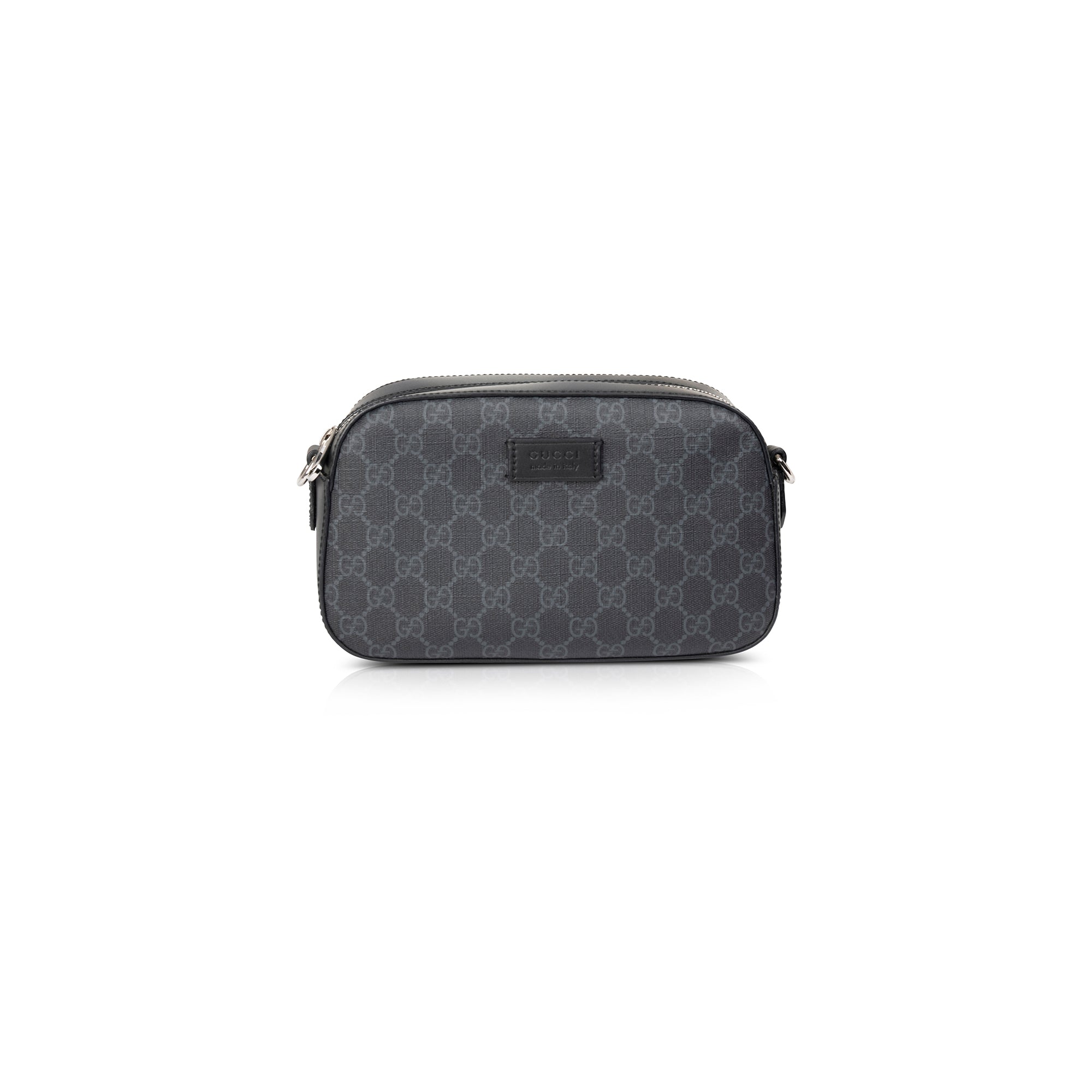 Gucci Black GG Supreme Shoulder Bag