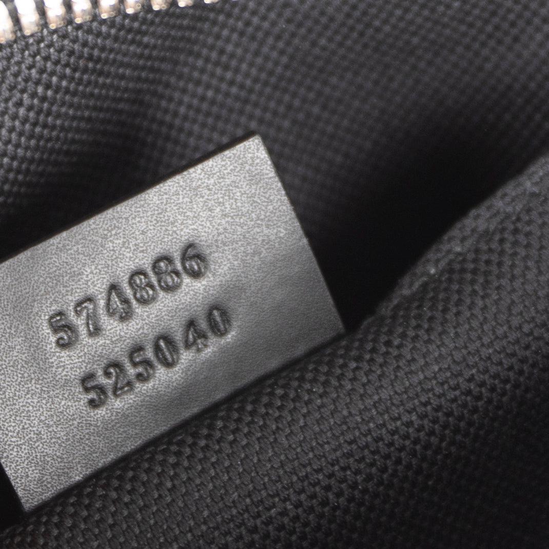 Gucci Black GG Supreme Web Shoulder Bag