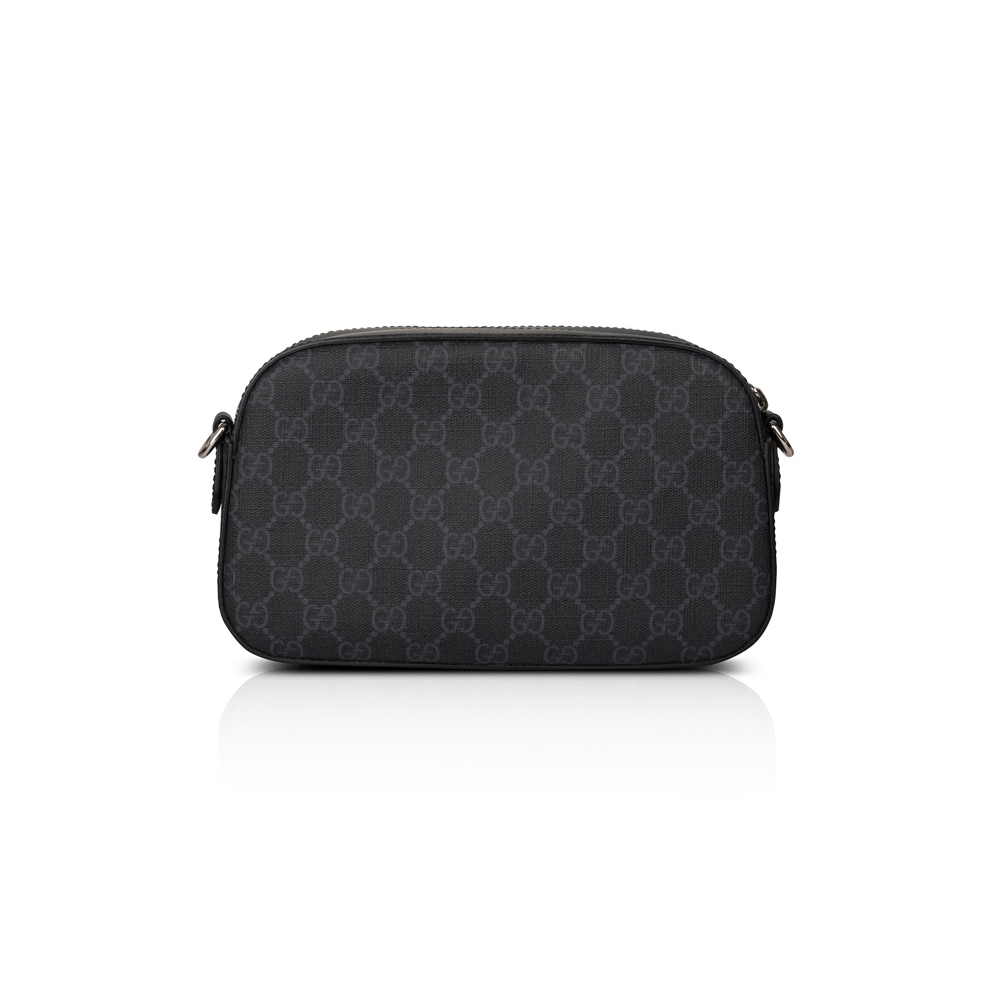 Gucci Black GG Supreme Web Shoulder Bag