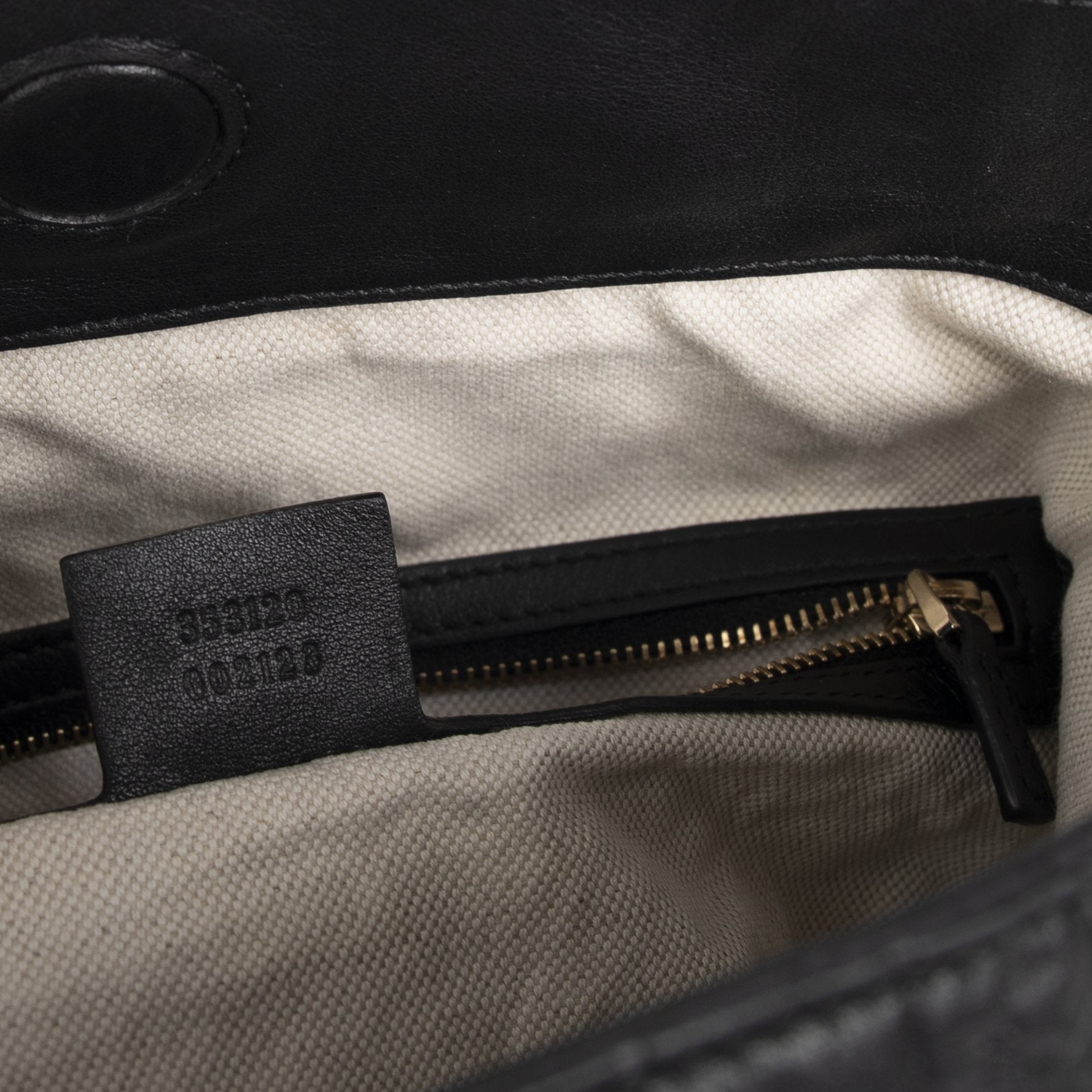 Gucci Black Guccissima Bree Tote