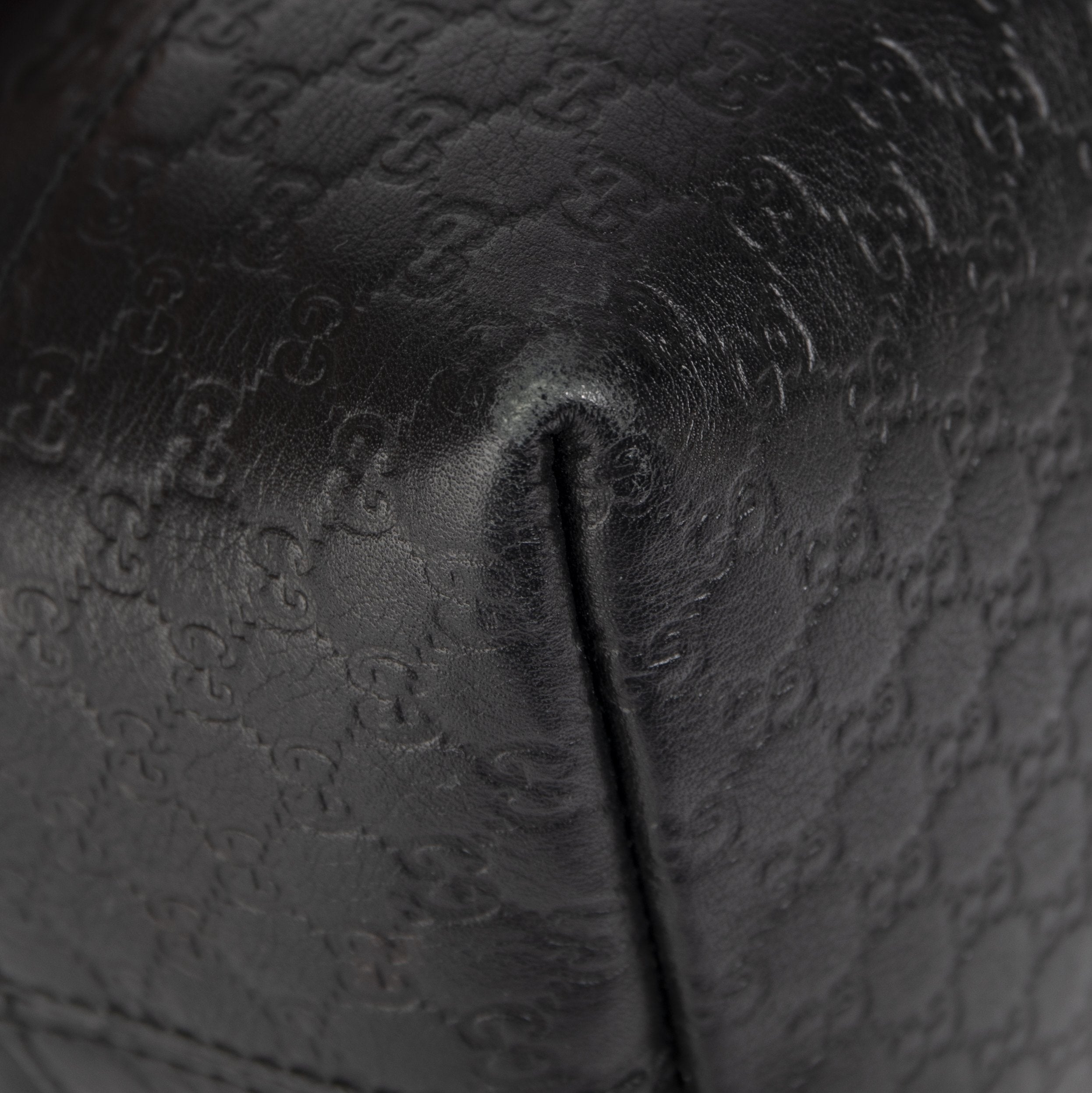 Gucci Black Guccissima Bree Tote