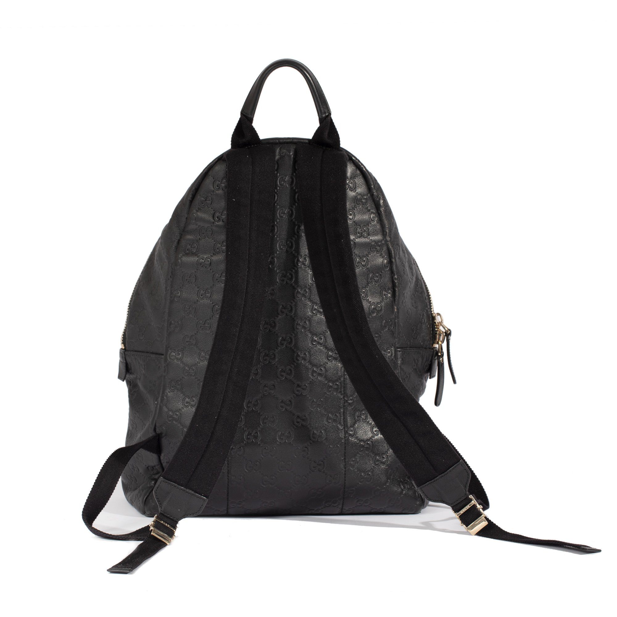 Gucci Black Guccissima Leather Backpack