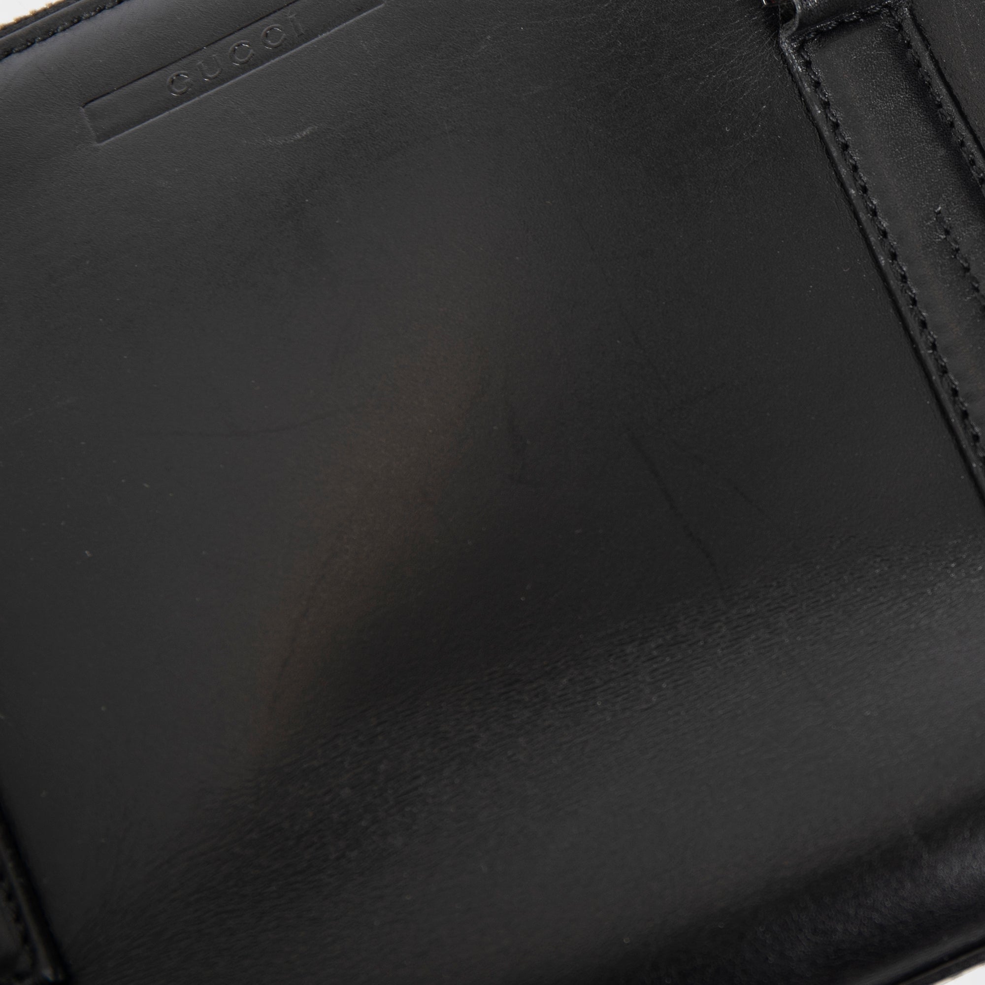 Gucci Black Leather Shoulder Bag