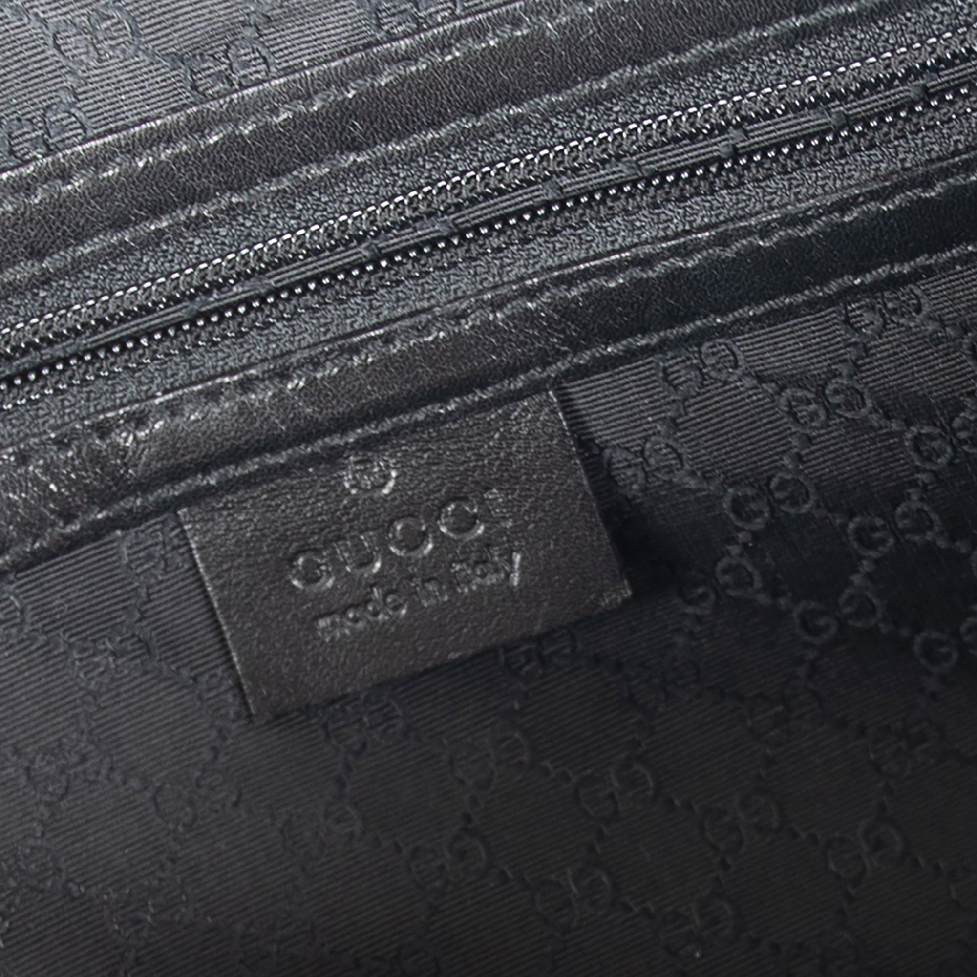 Gucci Black Leather Shoulder Bag