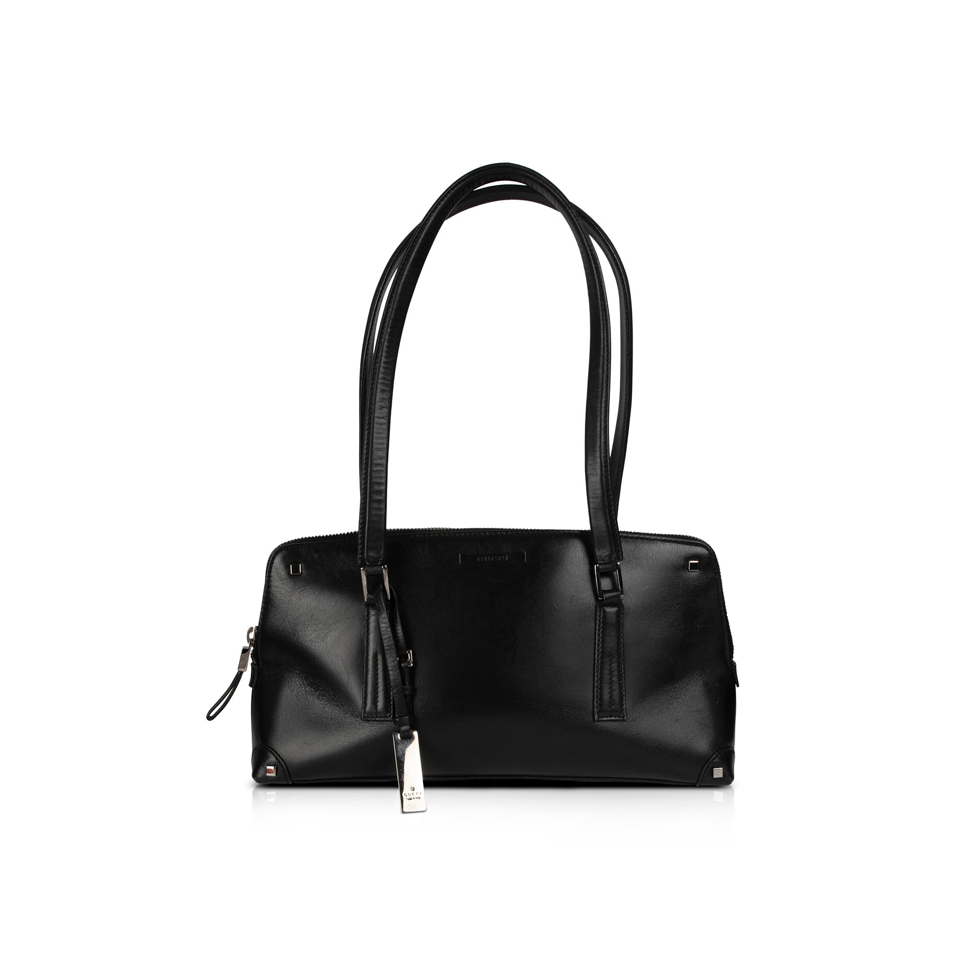 Gucci Black Leather Shoulder Bag