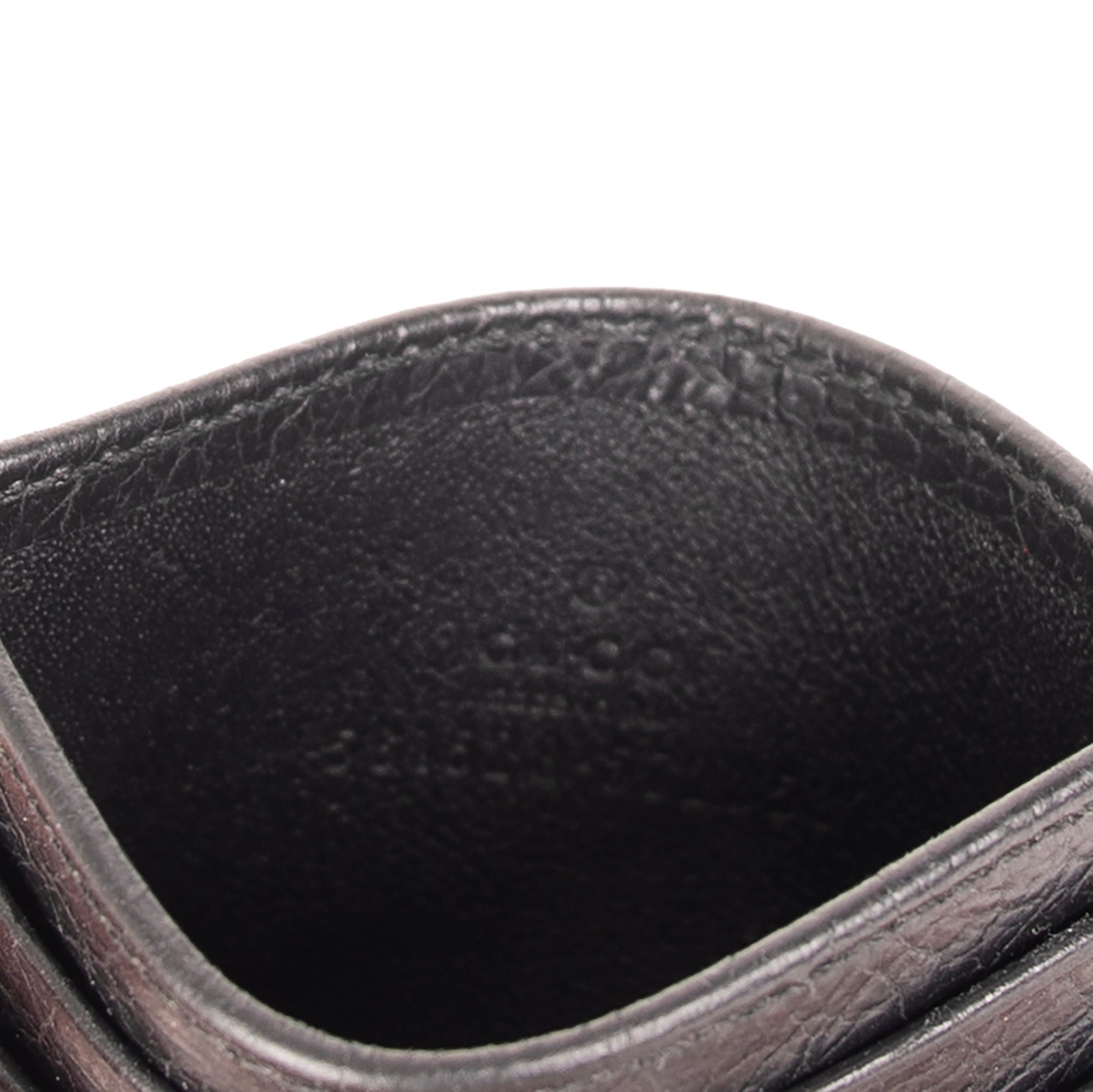 Gucci Black Morpheus Interlocking G Logo Card Holder