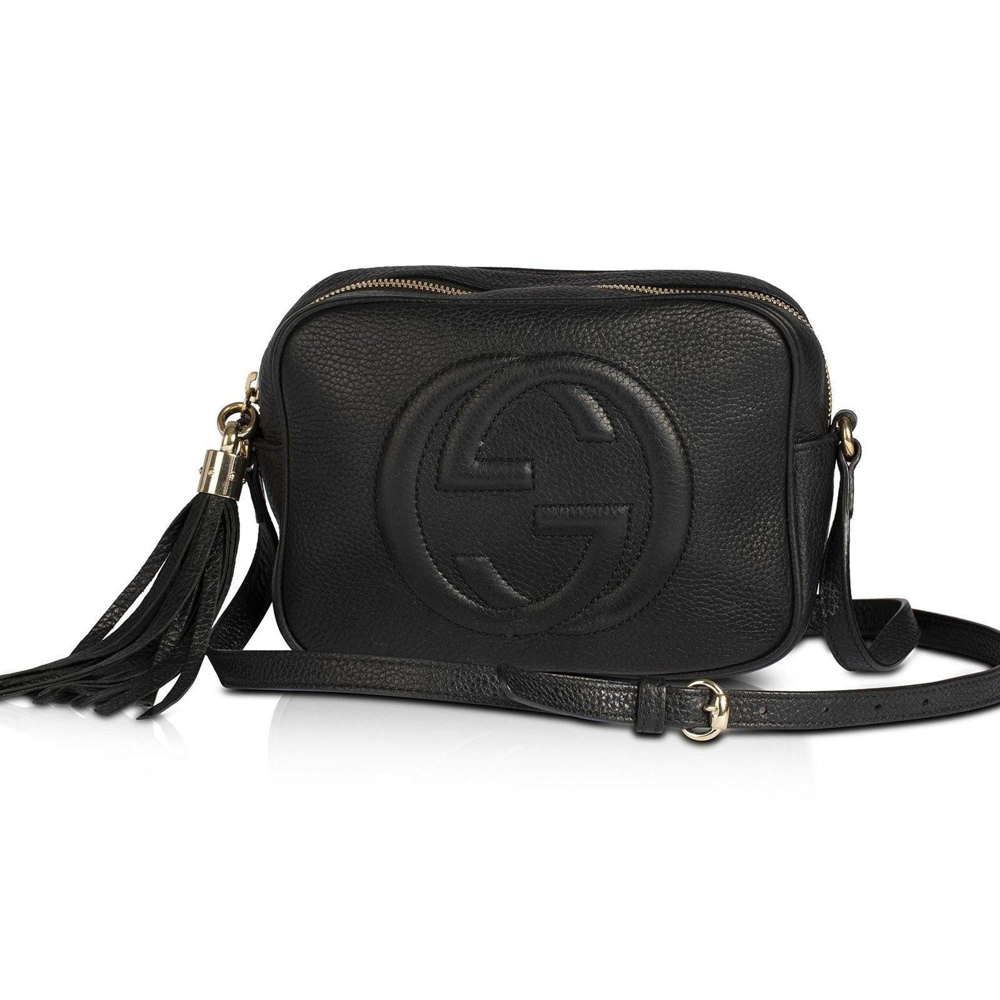 Gucci Black Soho Disco Crossbody Bag