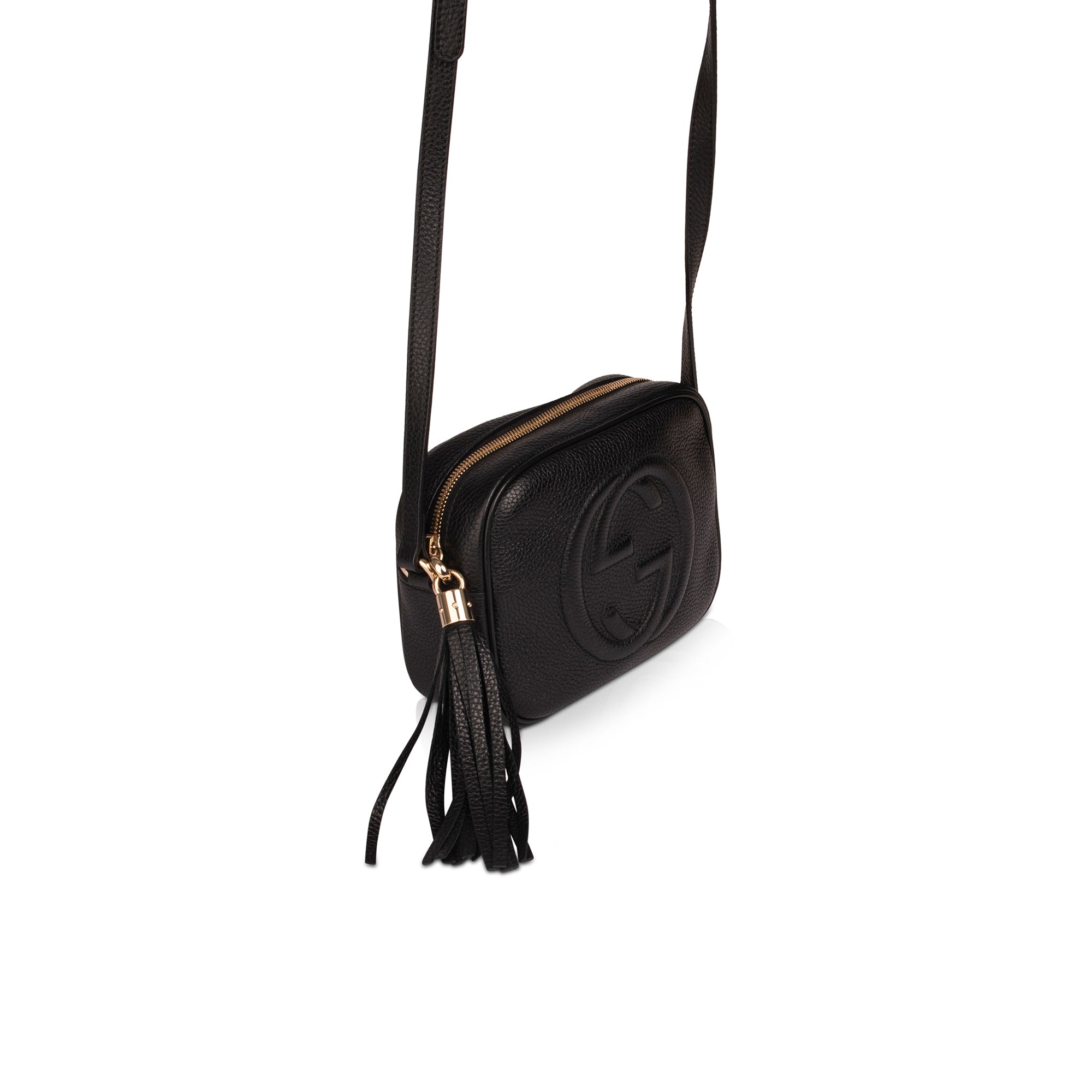 Gucci Black Soho Small Leather Disco Bag