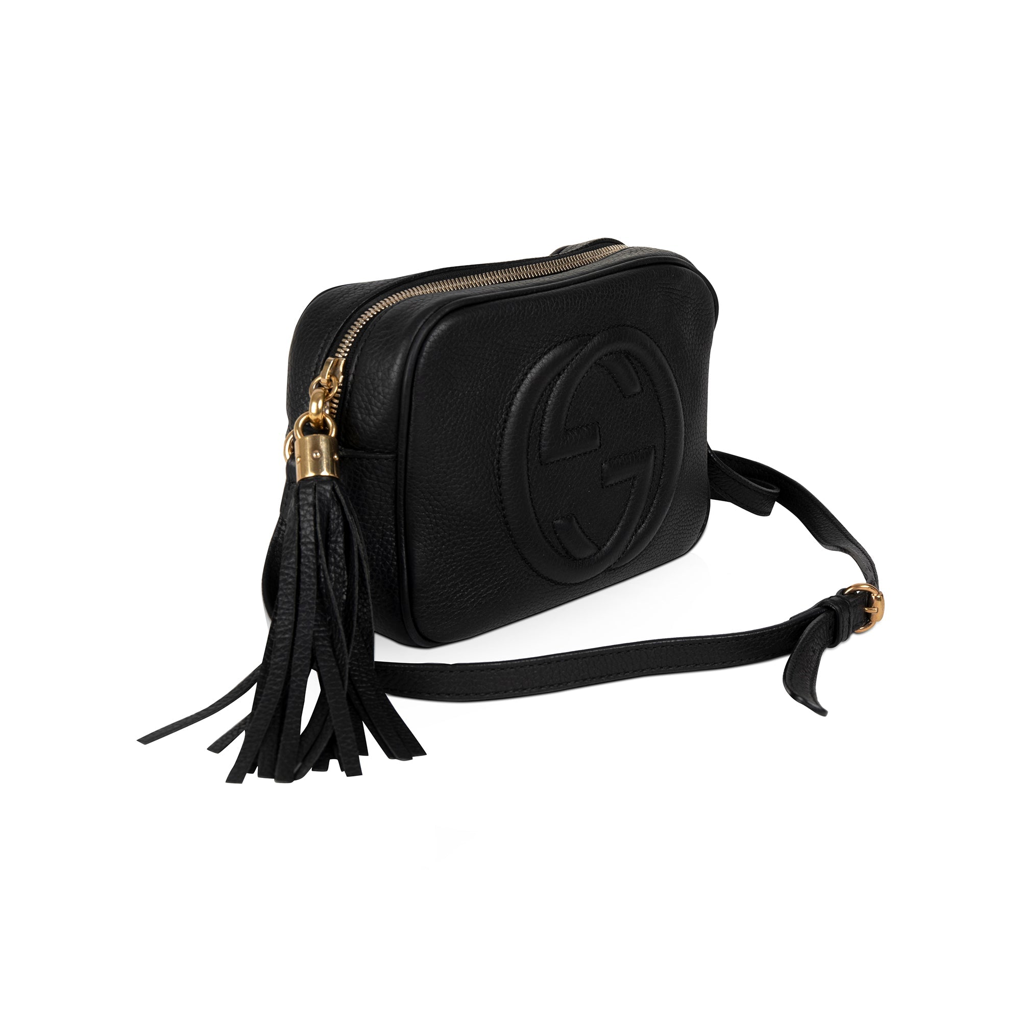Gucci Black Soho Small Leather Disco Bag