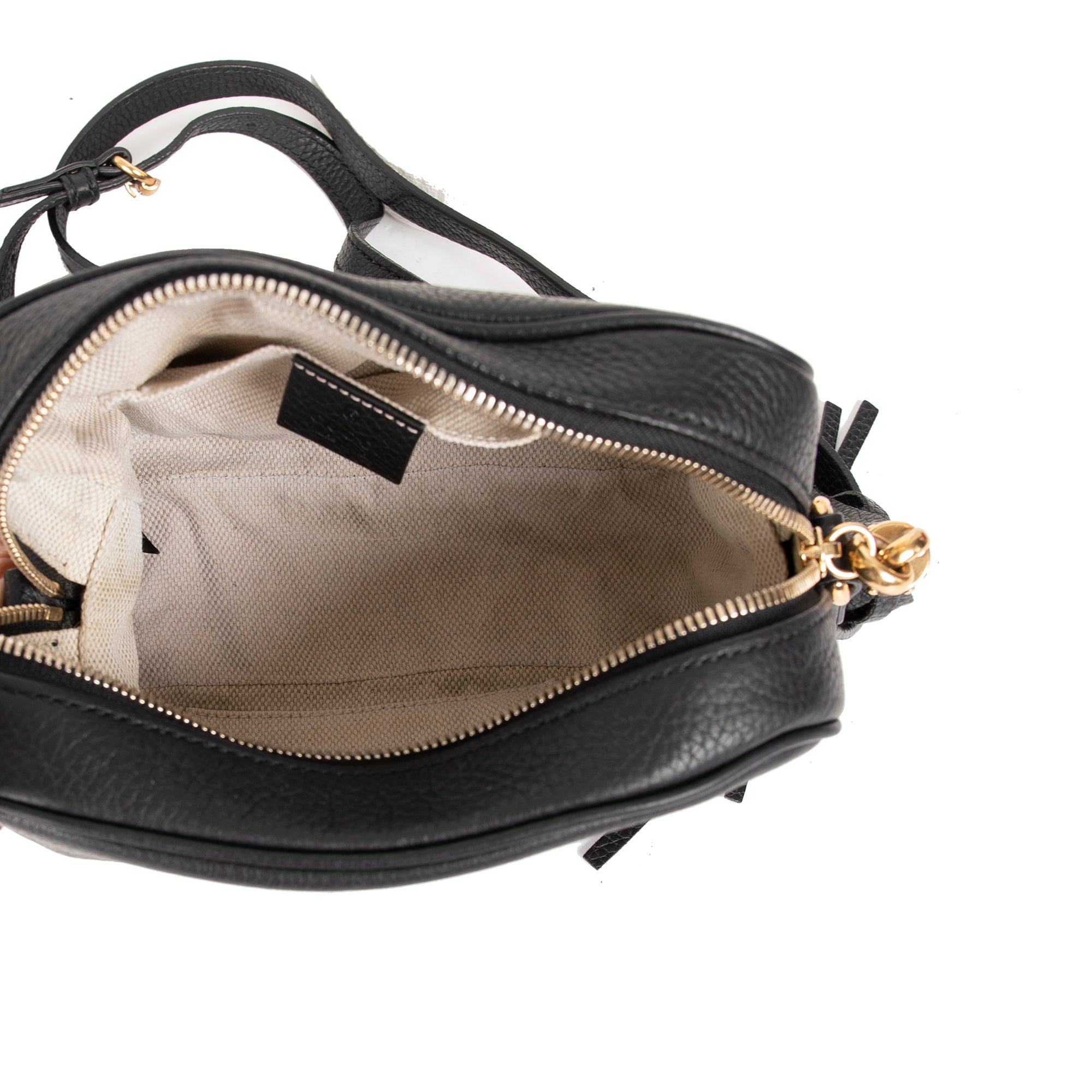 Gucci Black Soho Small Leather Disco Bag