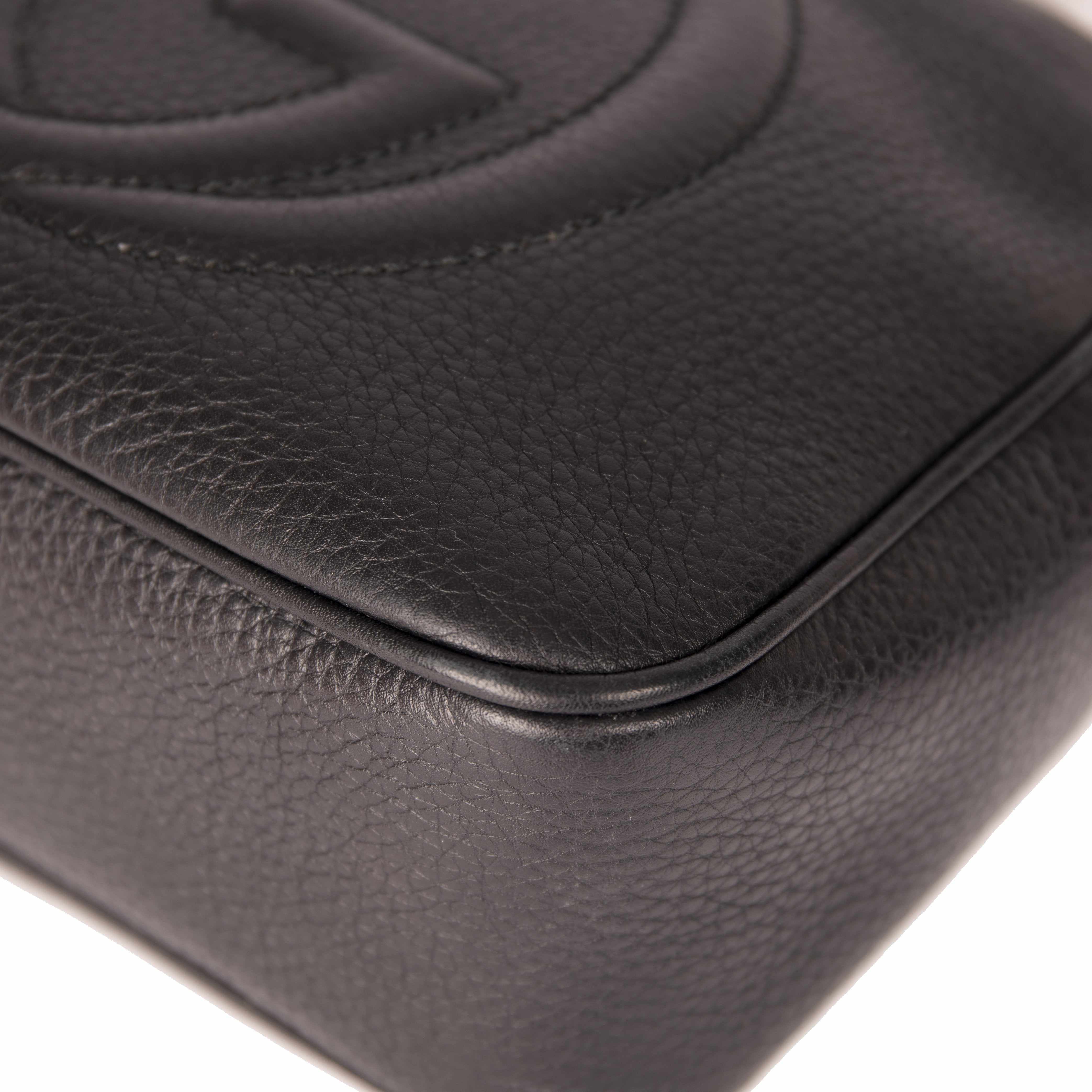 Gucci Black Soho Small Leather Disco Bag