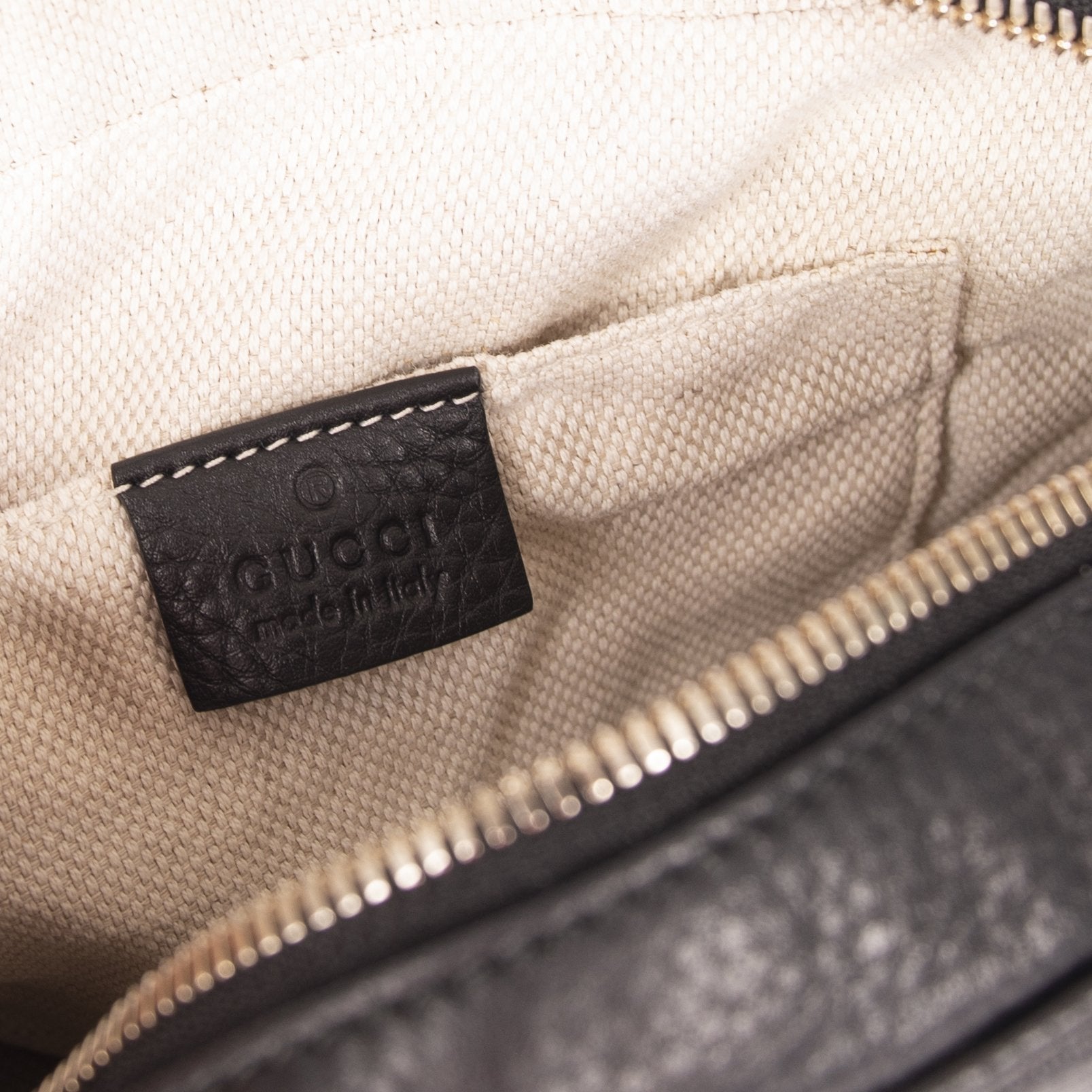 Gucci Black Soho Small Leather Disco Bag