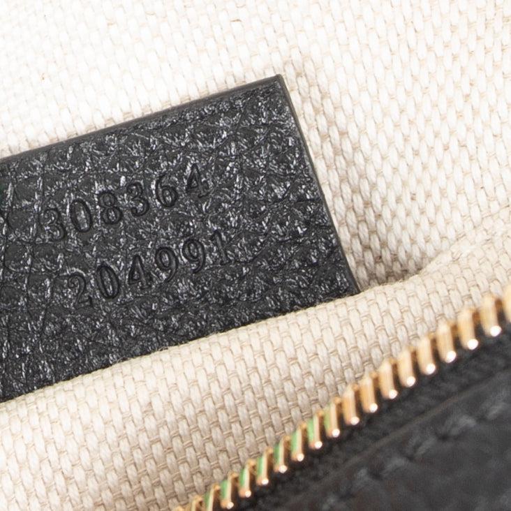 Gucci Black Soho Small Leather Disco Bag w/ Box