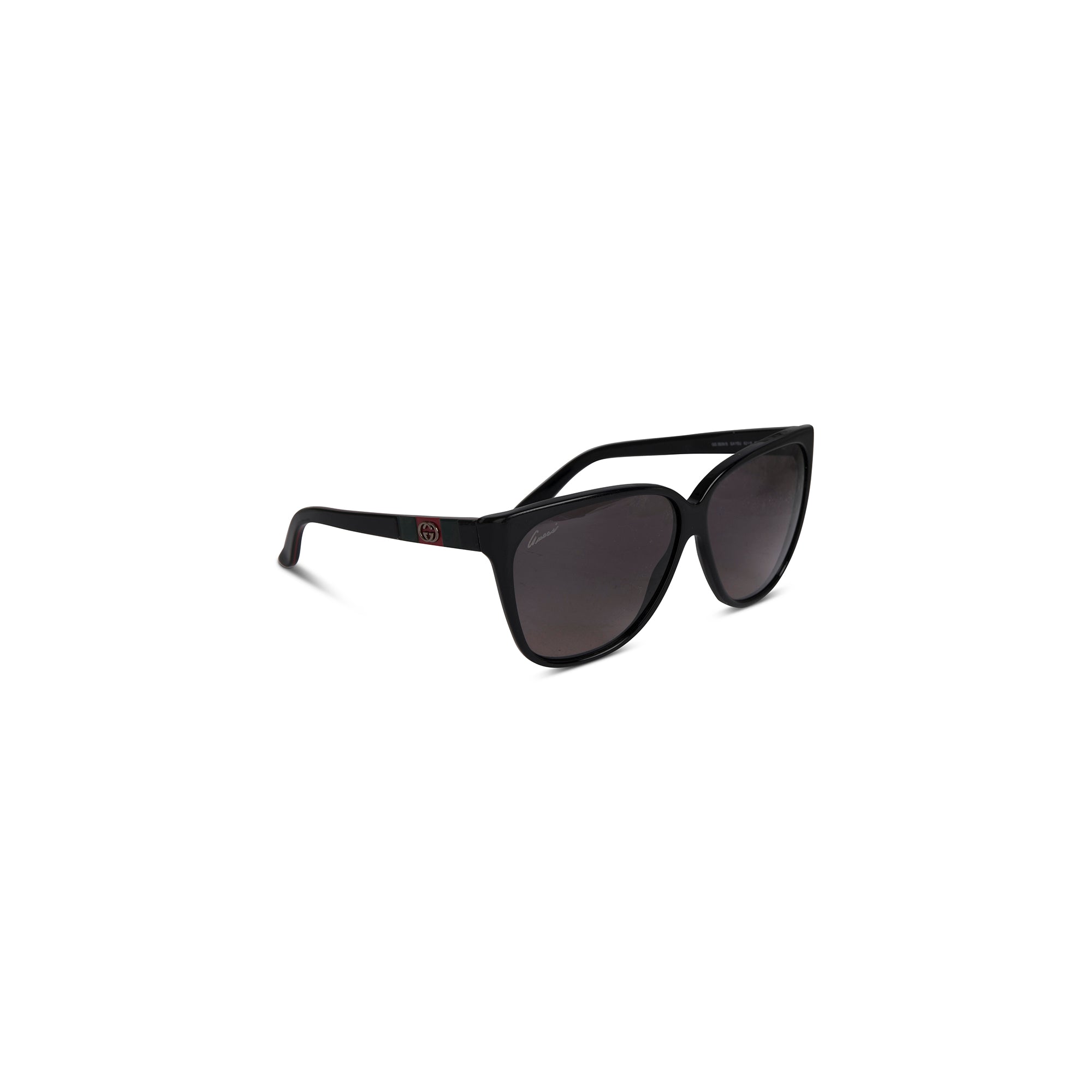Gucci Black Wayfarer GG Web Sunglasses