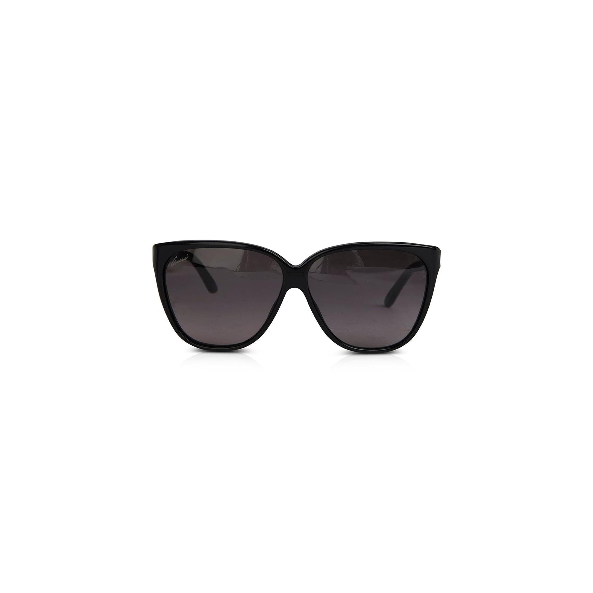 Gucci Black Wayfarer GG Web Sunglasses