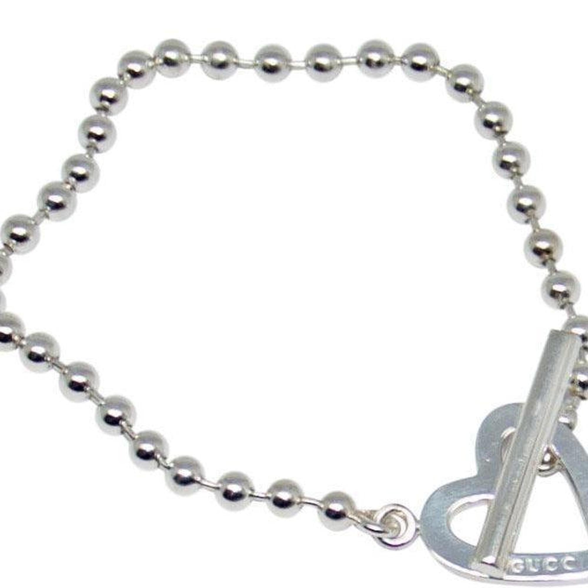 Gucci Boule Chain Bracelet with Heart Toggle Clasp